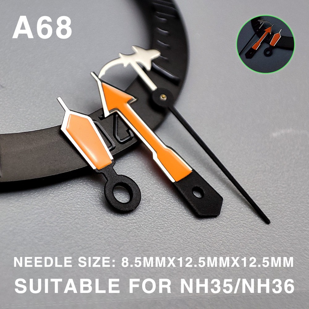 Watch Accessories NH35 Hands Luminous Watch Hands for NH35/36/4R35 Movements