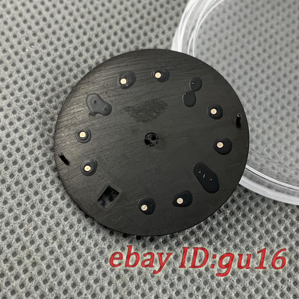 28.5mm sterile luminous Gray blue black green watch dial fit NH35/NH35A Movement