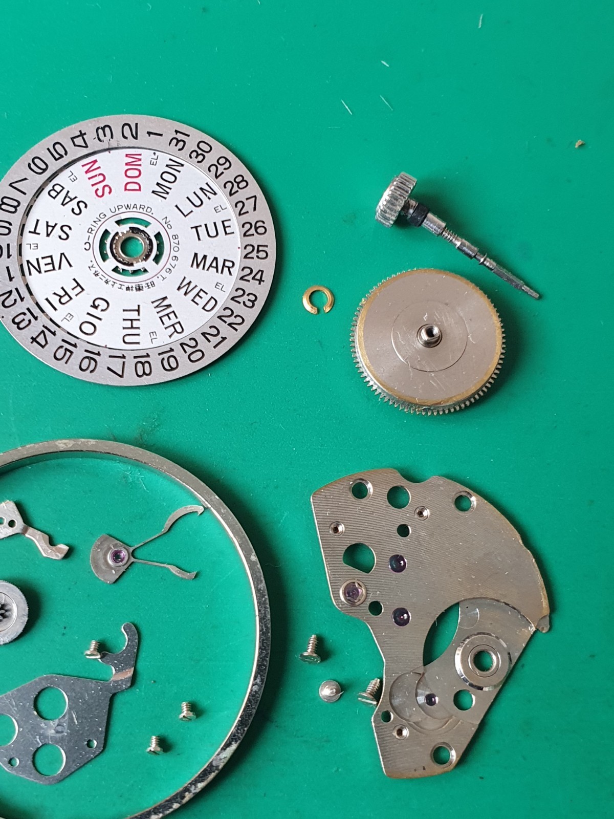 SEIKO 6119 C ORIGINAL PARTS (Single Sales Possibility)