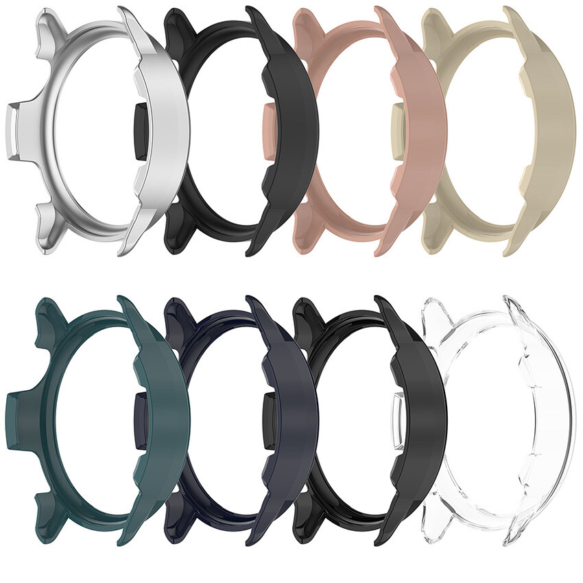 For Garmin vivoactive6 PC Skeleton Protective Bumper Case Shockproof Watch Cover