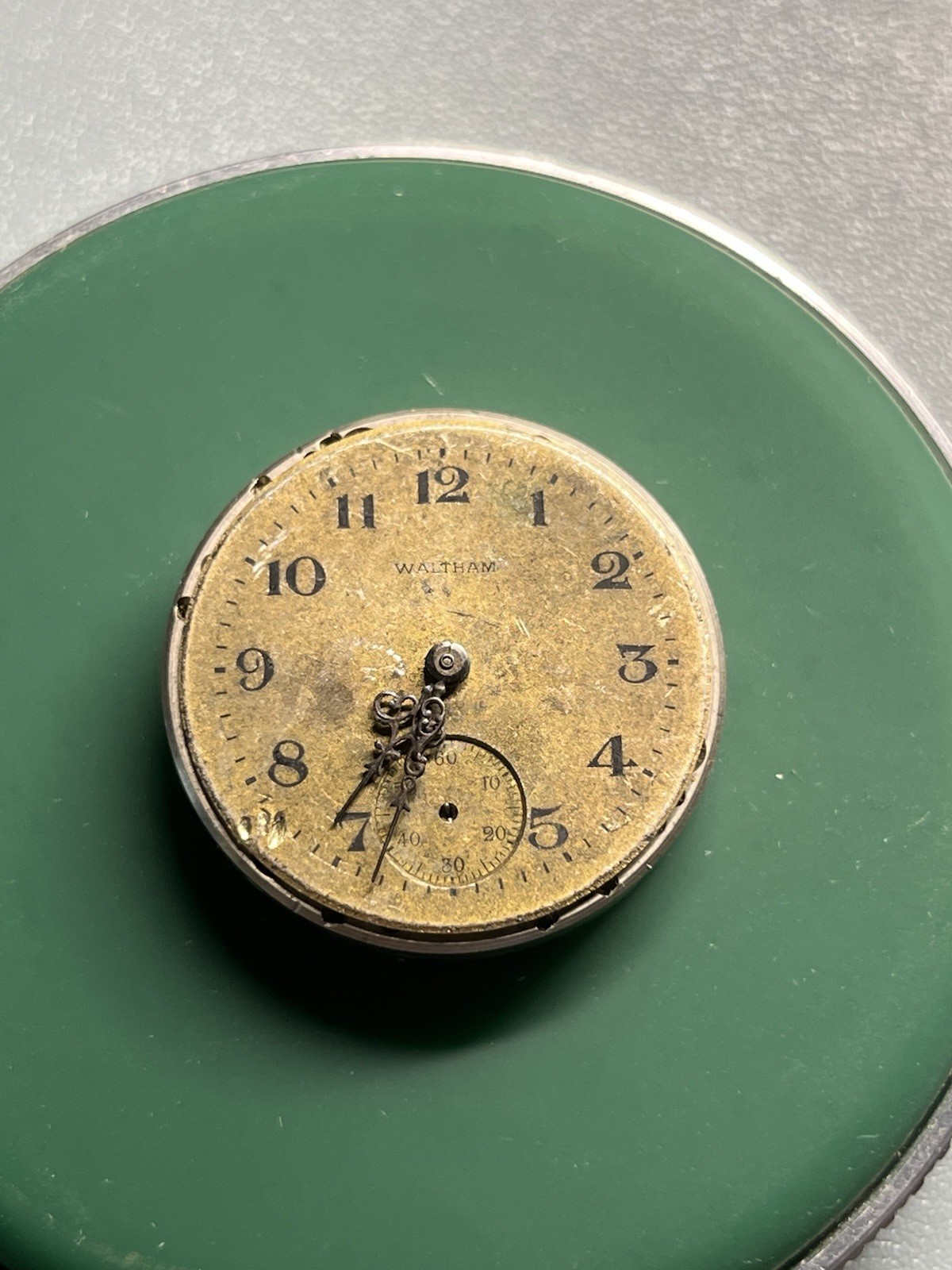 Partial 3/0s Waltham Grade 310 Pocket Watch Movement 7j