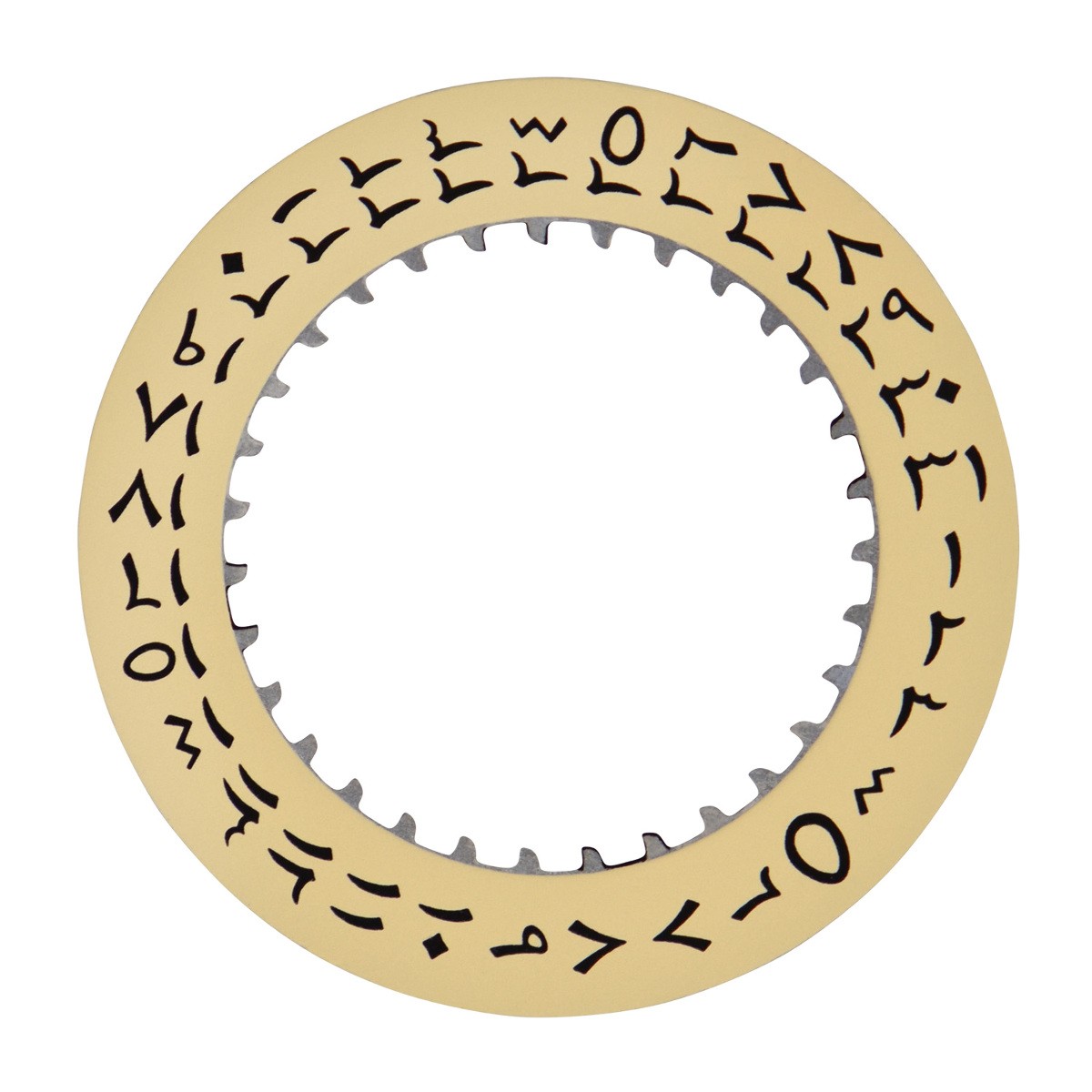 CALENDAR DATE DISC FOR ROLEX 3035 3055 16030 16800 16013 16014 ARABIC CHAMPAGNE