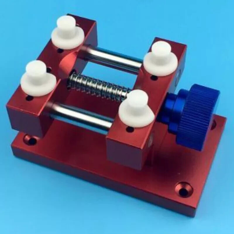 Stainless Steel Large Case Vise With Base Watch Holder For Watch Repair Metal