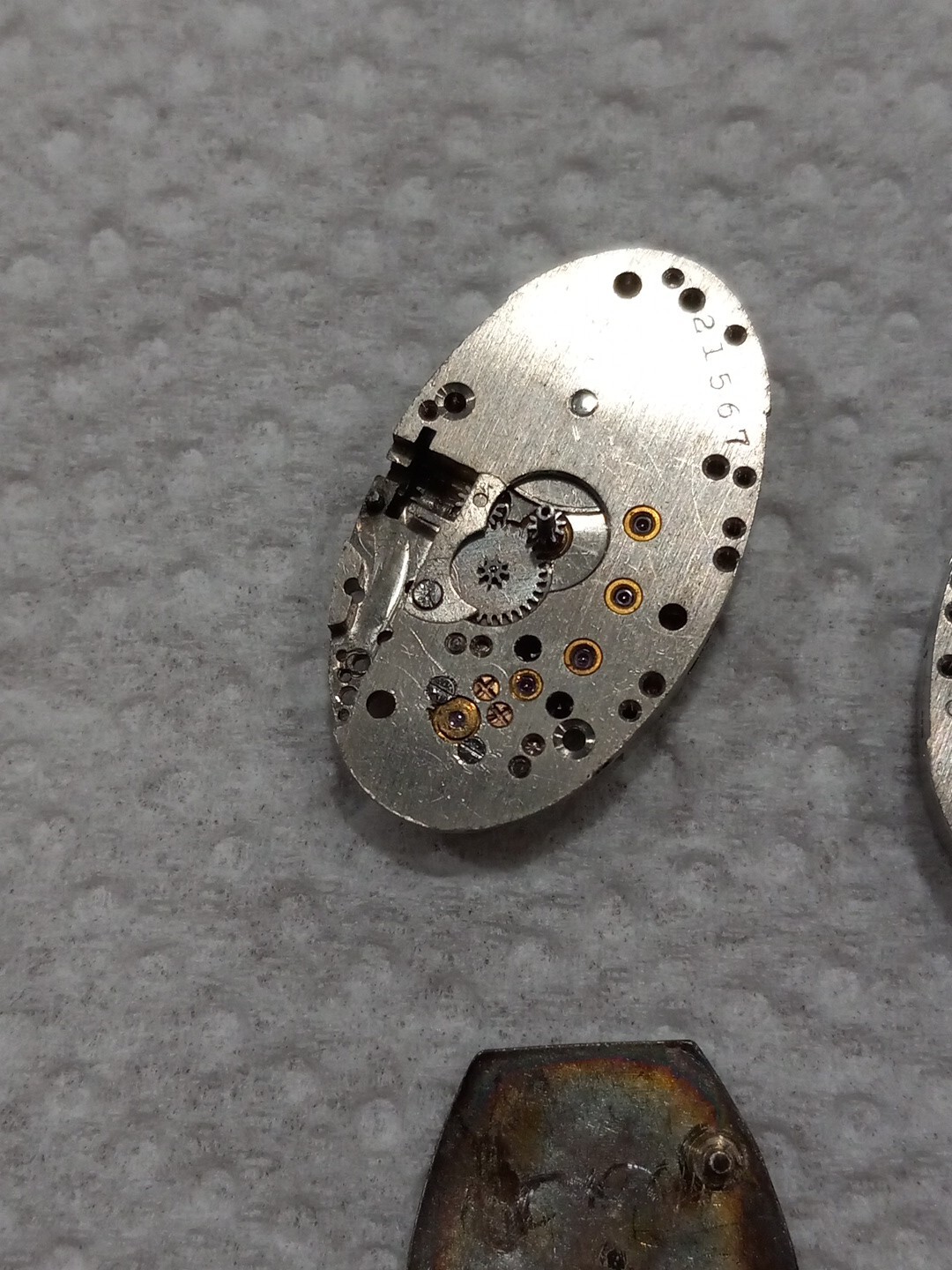 Lot Of 2 /Vintage 1930’s Hamilton 989E 17 jewel wrist watch movement