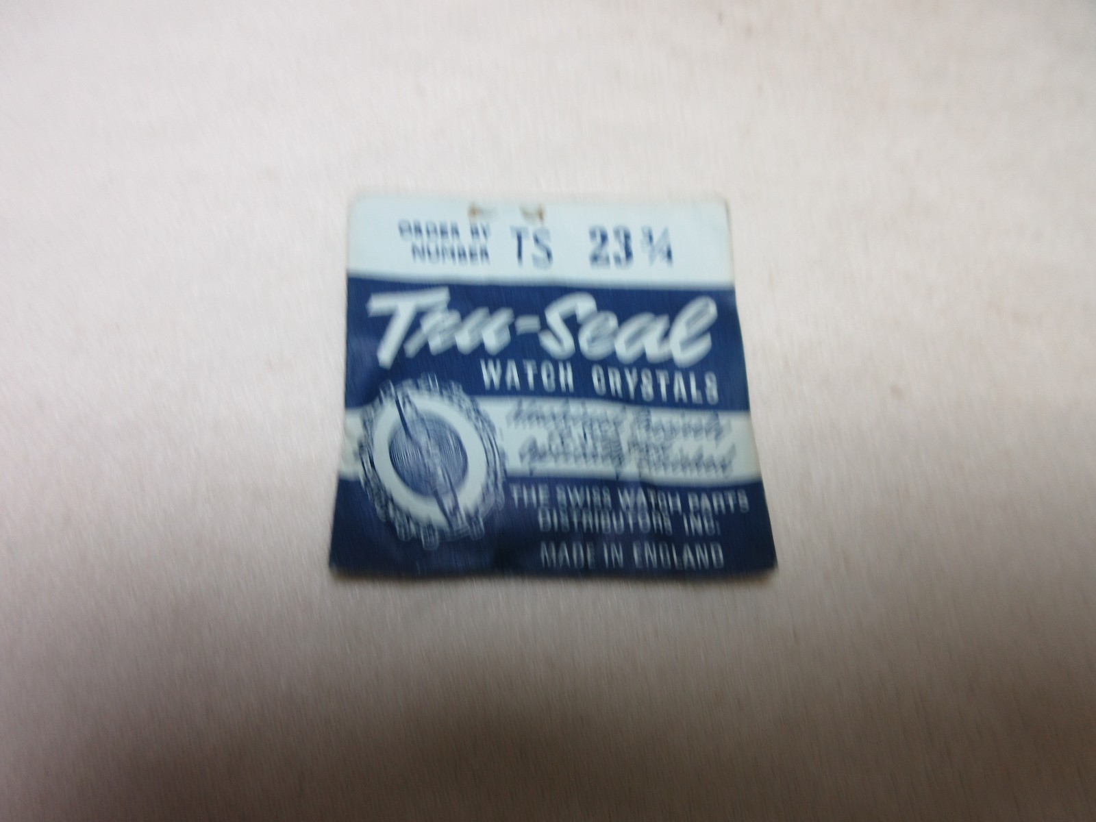 TRU-SEAL WATCH CRYSTAL TS 23 3/4 WATCHMAKER REPLACEMENT PART #255