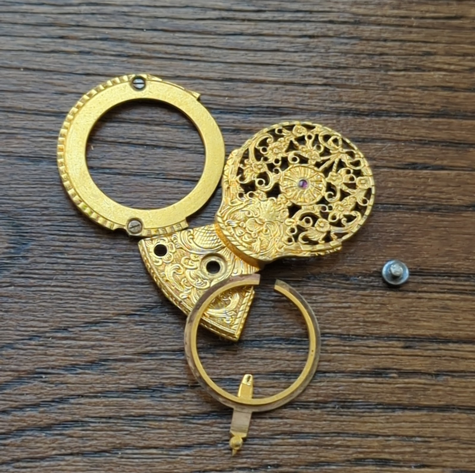 Antique Verge Fusee Pocket Watch Parts for Watchmakers (CV25)