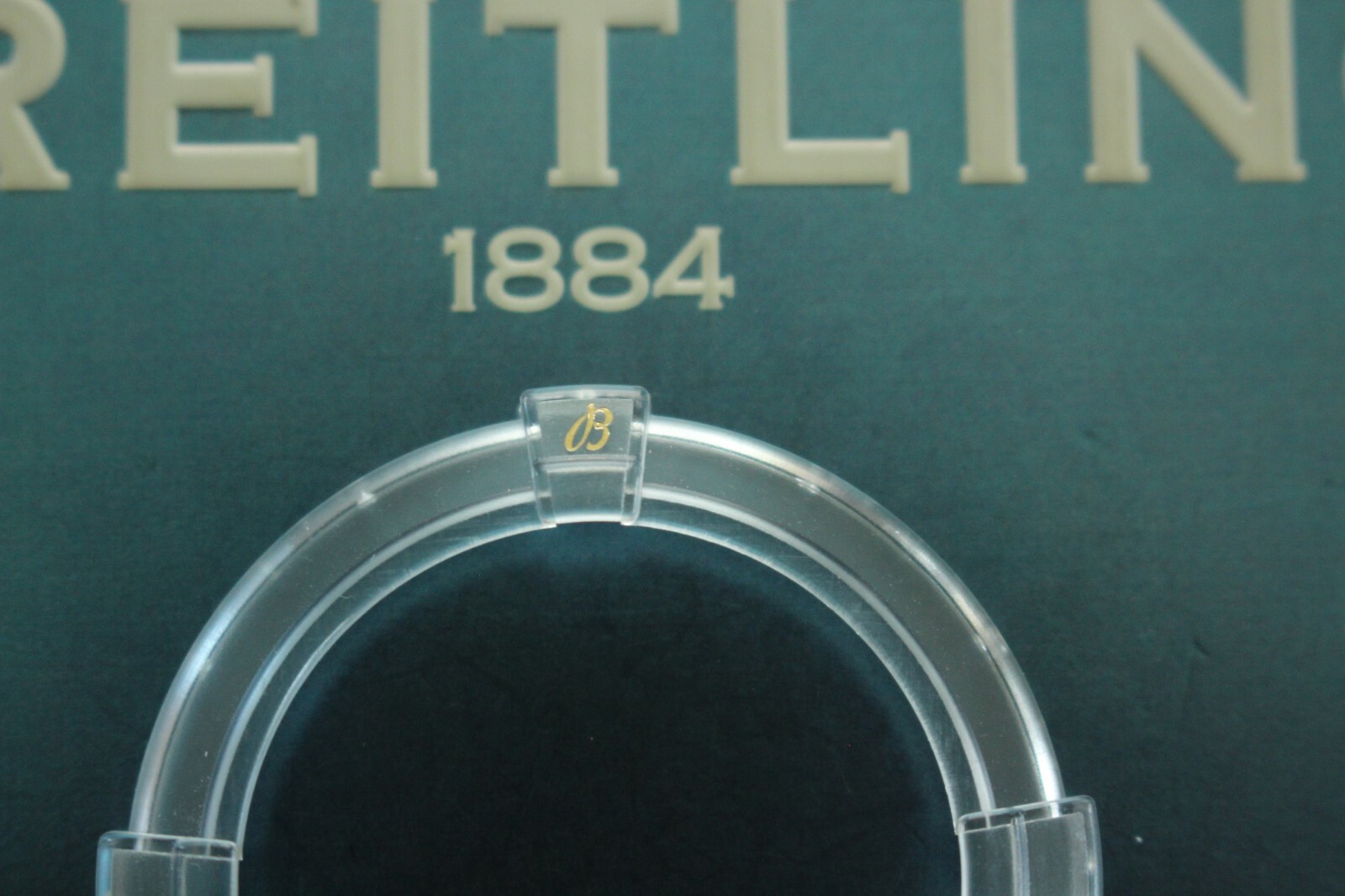 BREITLING AEROSPACE 42 FACTORY JEWELER CLEAR PLASTIC WATCH BEZEL PROTECTOR #60
