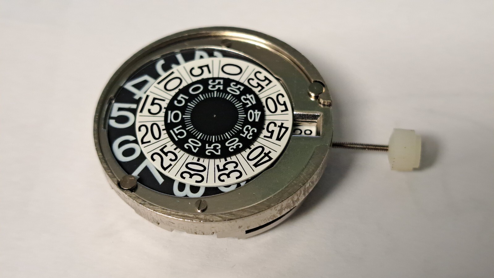 AS A Schild 2073 movement used. CLOCK WATCH with Second Hand DISC, Minute disc,