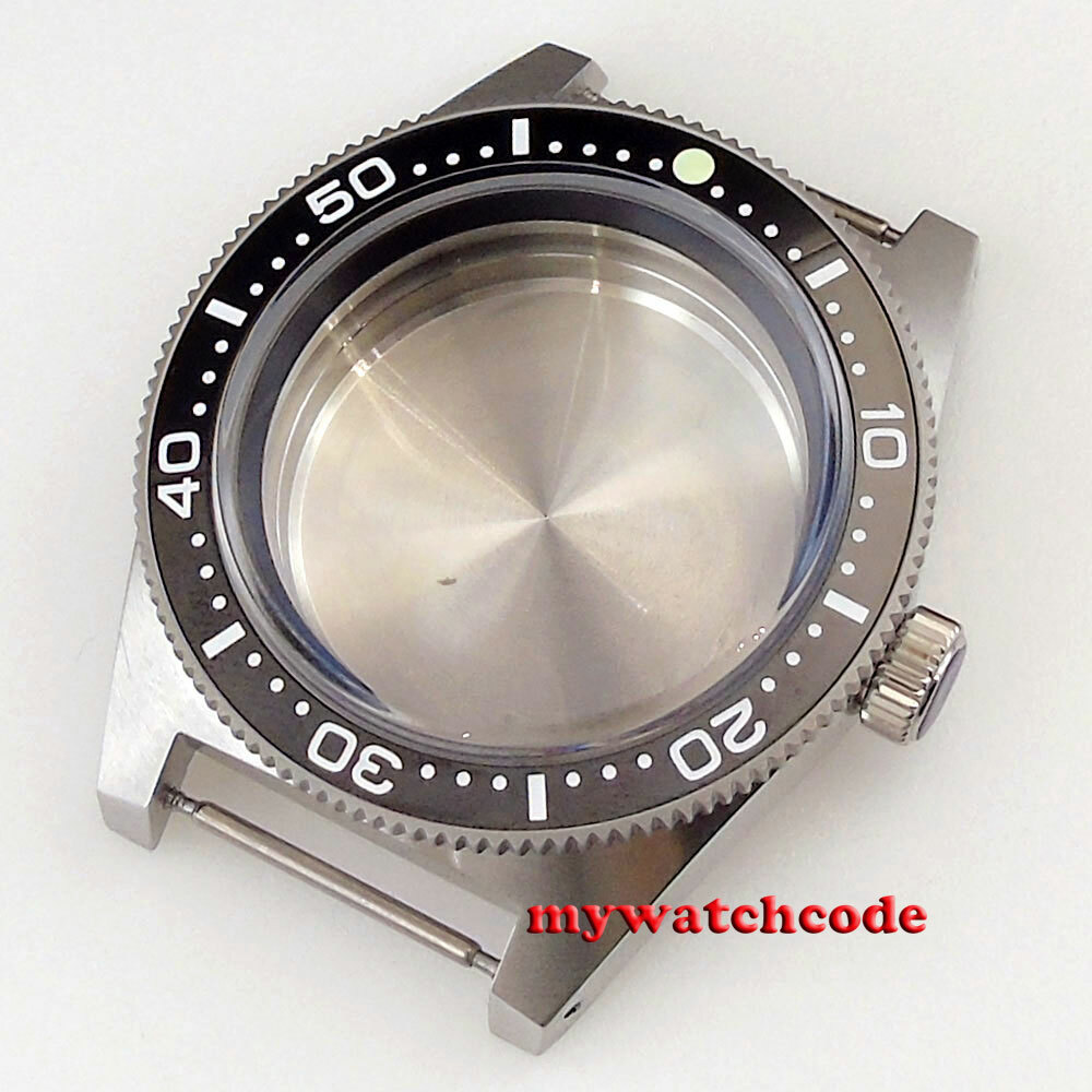 40mm Bow Sapphire Glass Watch Case Fit Seiko 62Mas NH34 NH35 NH36 7S26 ETA 2824