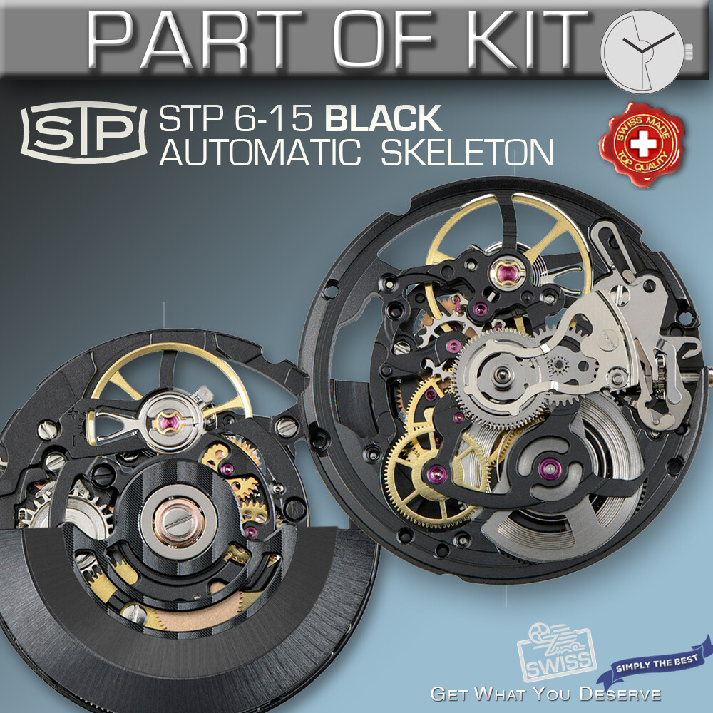 DO IT YOURSELF KIT: SCALA 40 MM Ø, 50M , CASE-SKEL-DIAl-HANDS-BL-MOV. STP 6-15