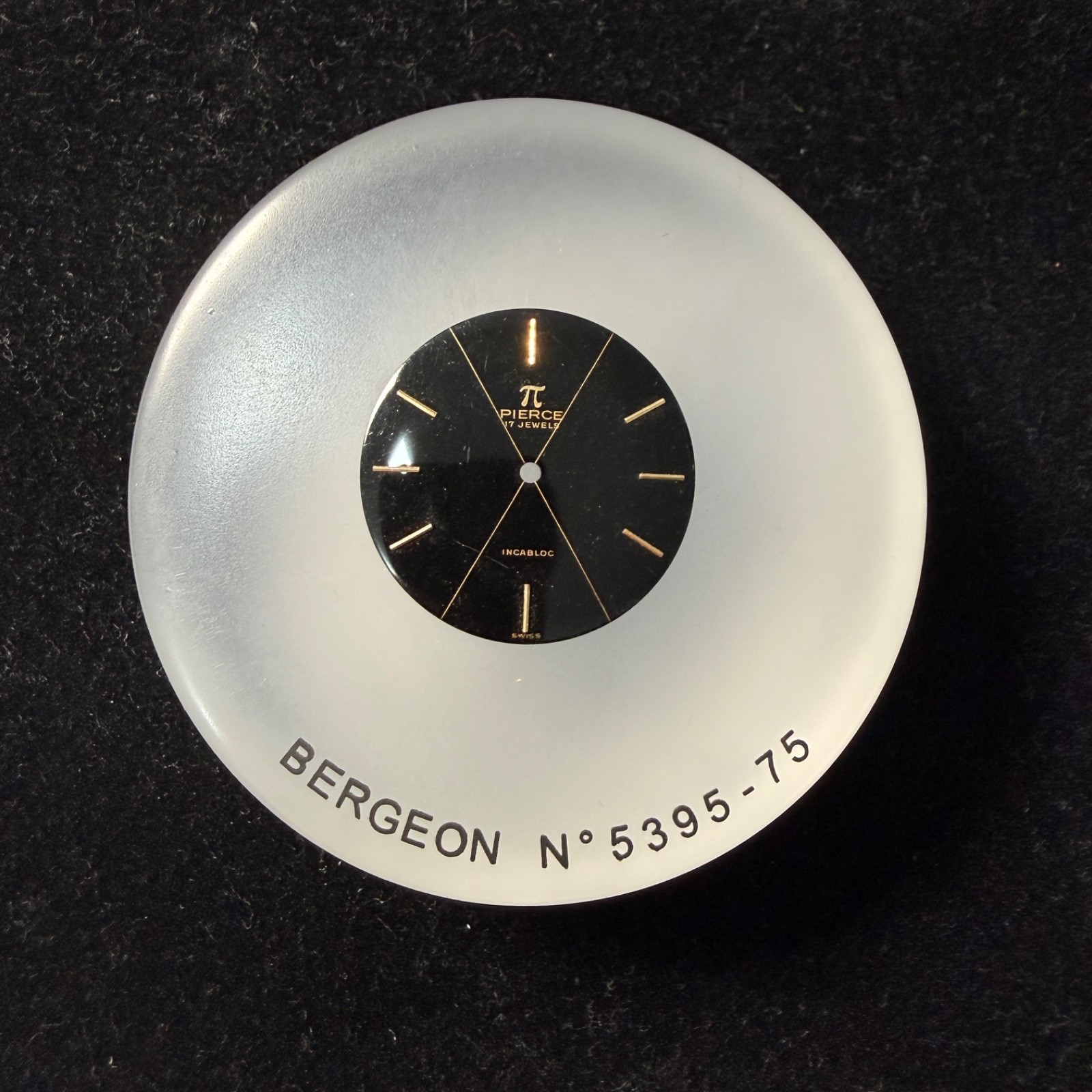 Pierce Watch Dial 30.4Mm Sector And Gilt