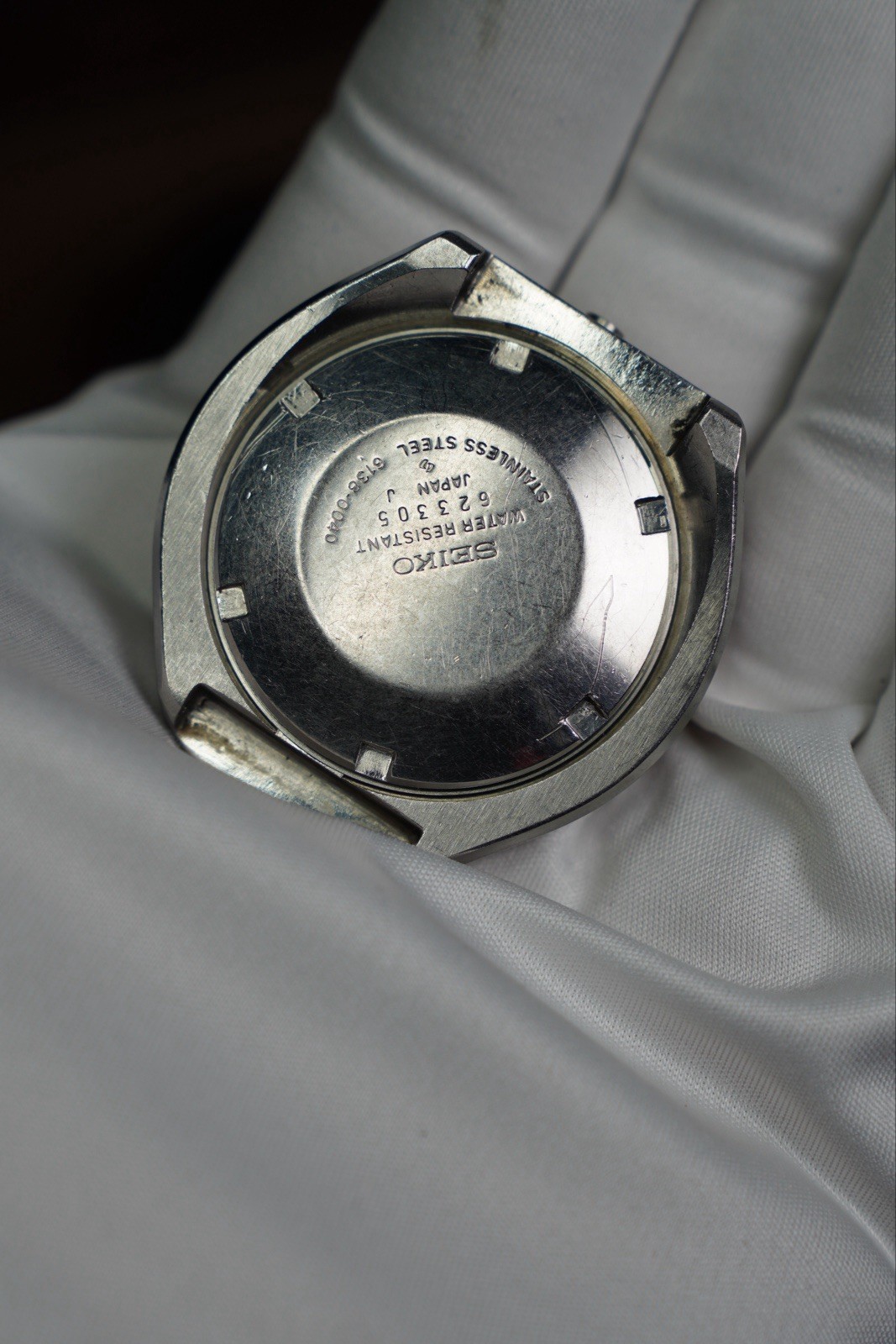Authentic Seiko 6138-0040 Bullhead Chronograph Case Set Original Dial &Caseback