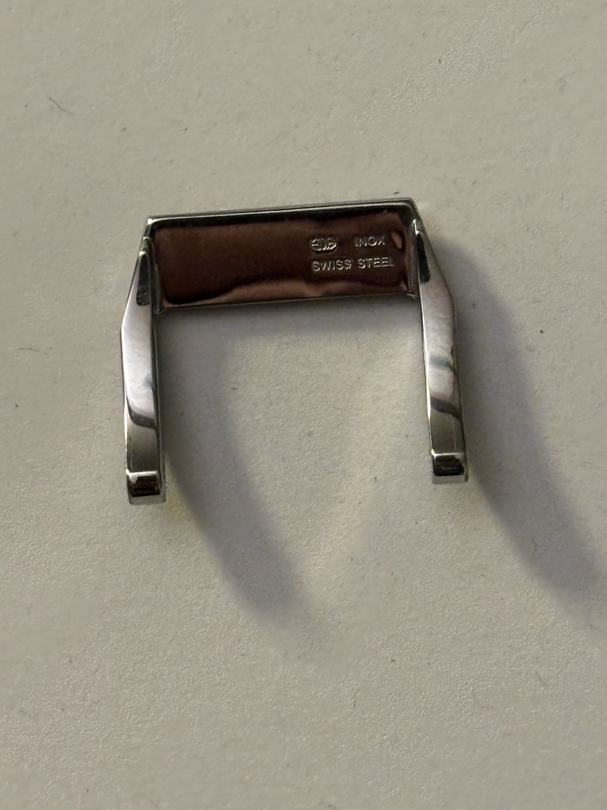 IWC Steel 22mm Polished Pin Buckle New