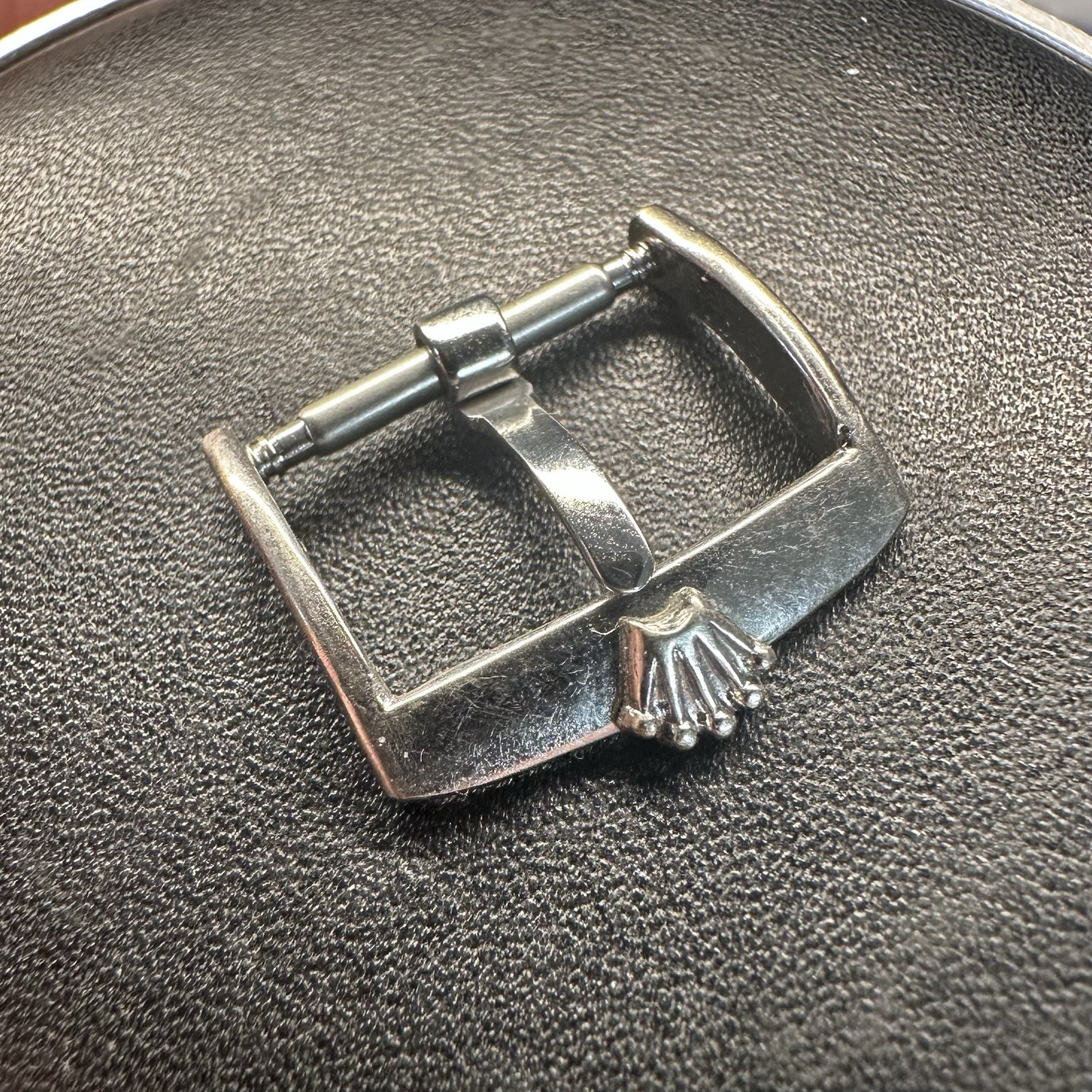 1960s Rolex 16mm Steel Strap Buckle Clasp Vintage (2O8)
