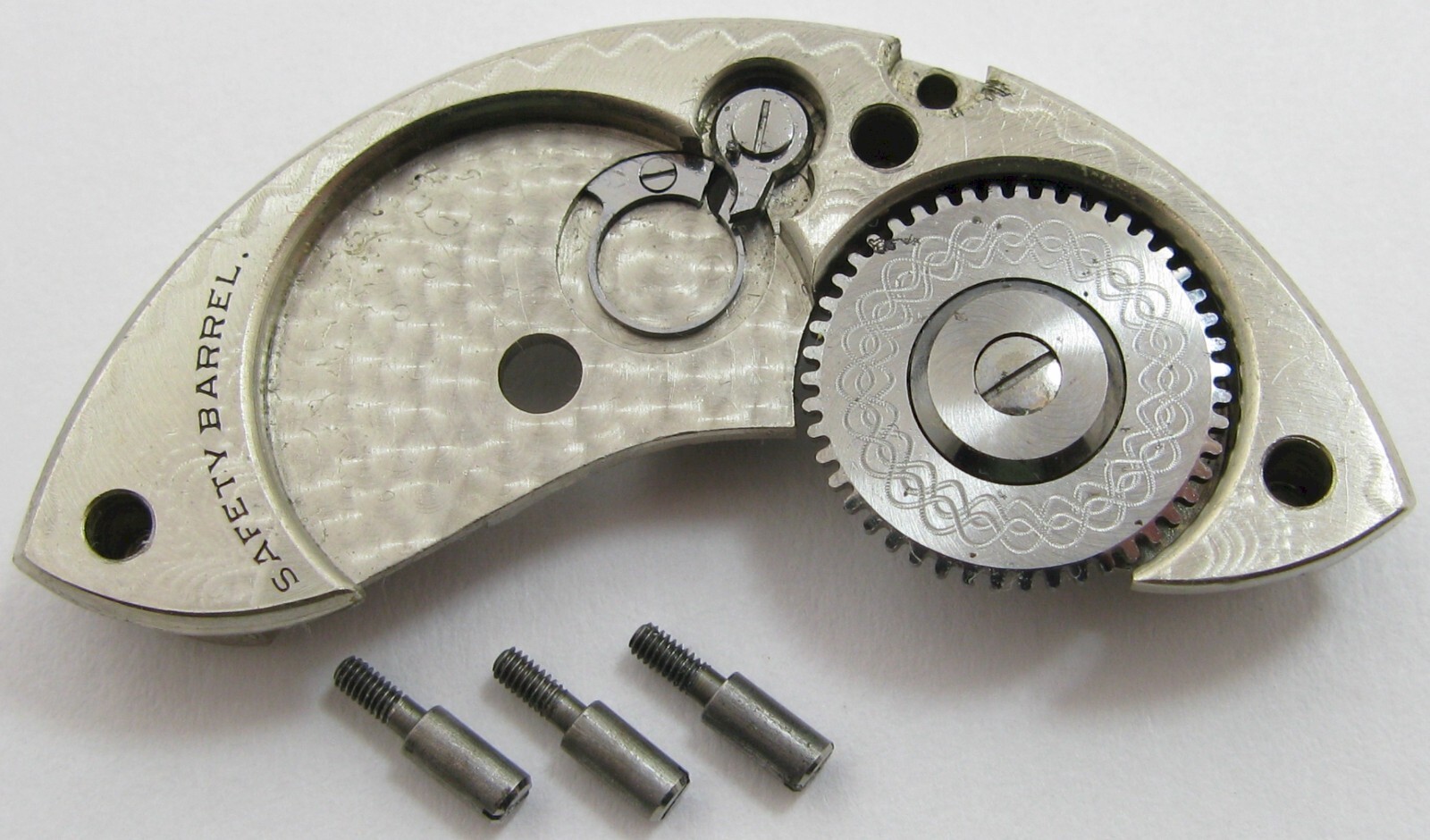 Waltham Crescent 18s 21 j. 1892 Open Face Pocket Watch barrel bridge