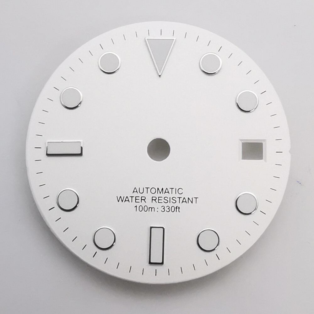 28.5mm luminous sterile watch dial fit NH35 Miyota8215 ETA2824 2836 movement
