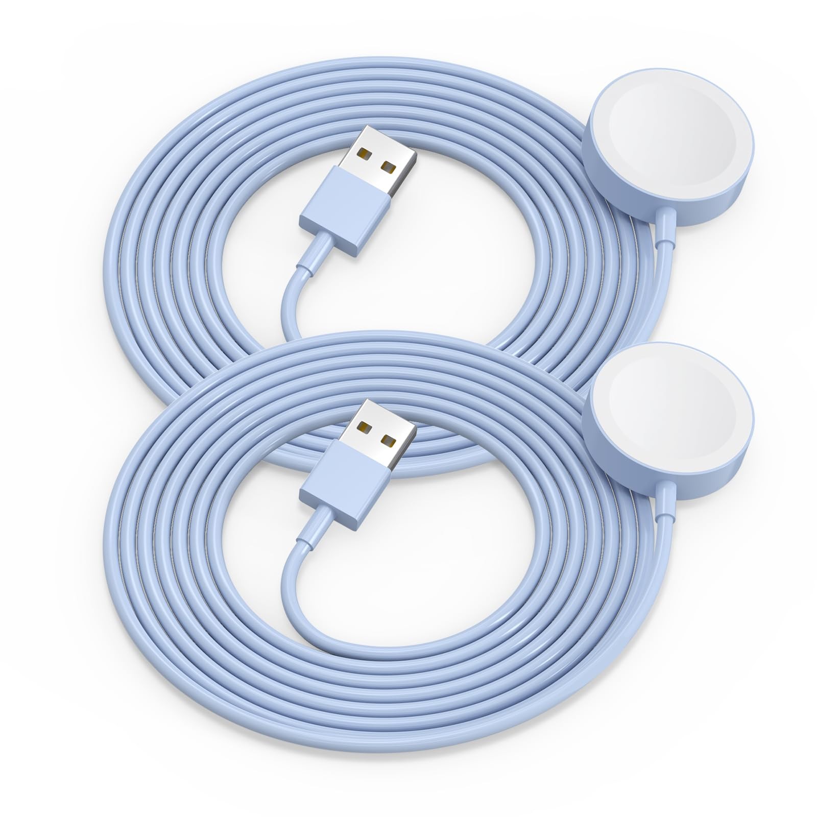 2Pack Blue for Apple Watch Charger USB Magnetic Wireless Fast iWatch Charger …