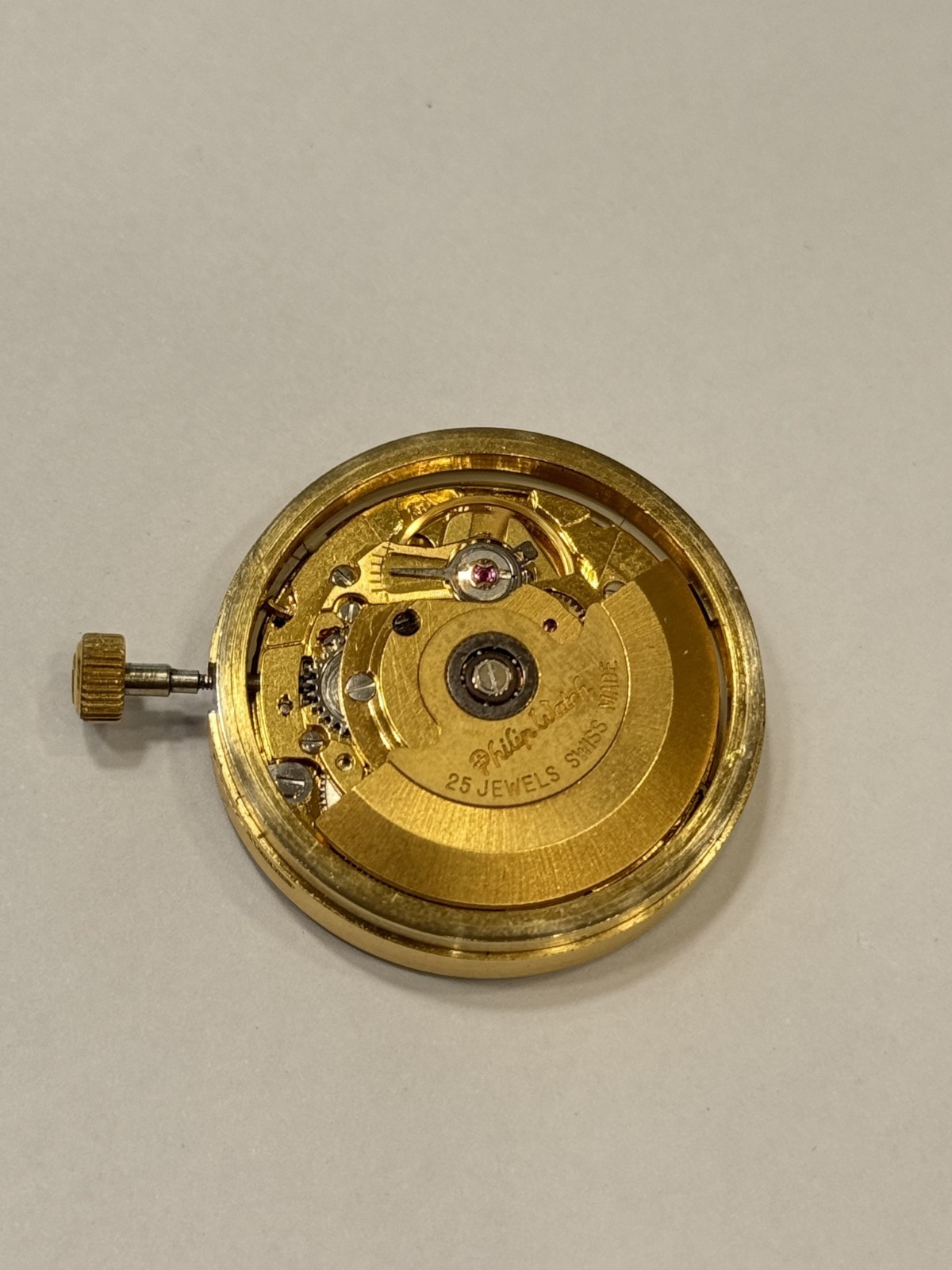 Movement Philip Watch Eta 2834-2 Automatic Swiss Made 25 Jewels Running