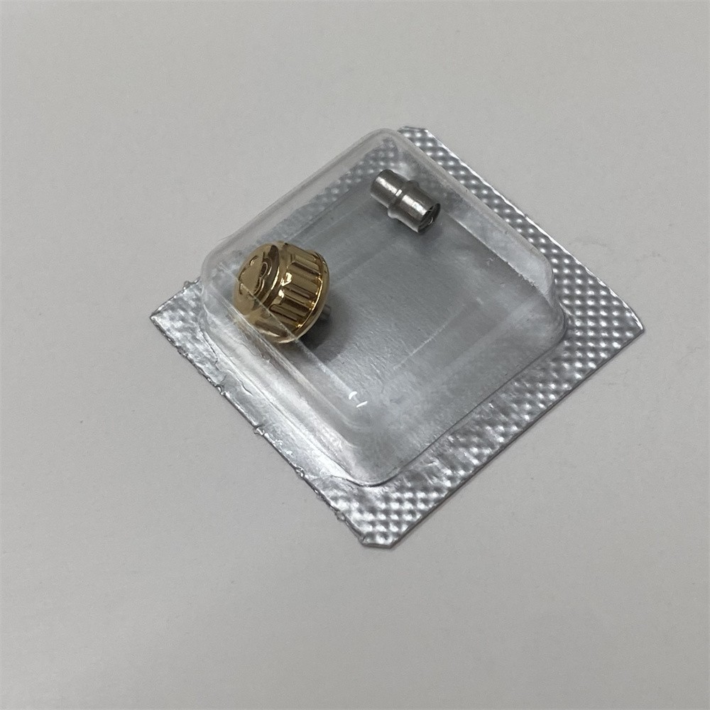 Watch Crown For Plum Blossom 787 Handle 6.4X4.2MM Inner Screw Locking Handle