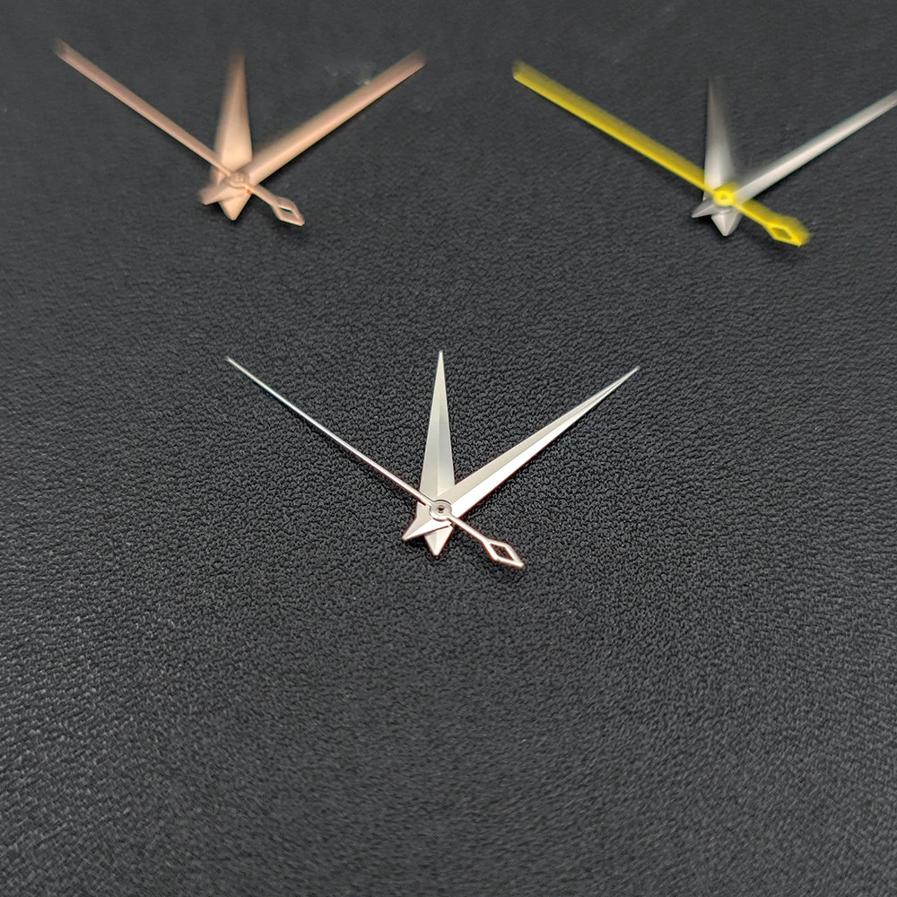NH35 Watch Hands Set 10x14x15mm Silver Rose Gold Replacement Needles