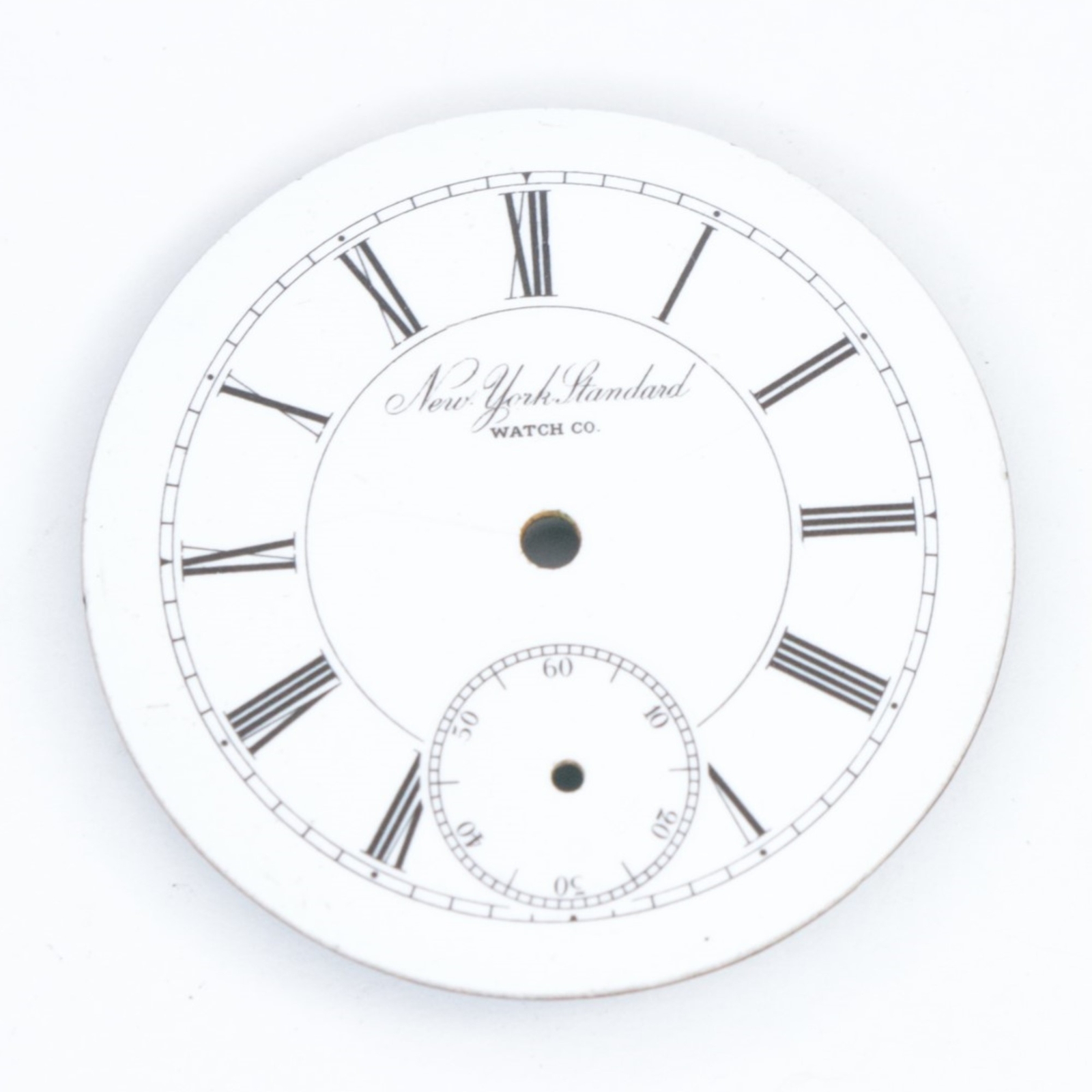 New York Standard 6 Size Pocket Watch Dial – WH95