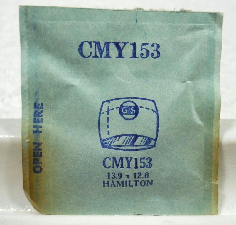 GS CMY153 Watch Crystal For Hamilton Myrtle – 13.9 x 12.0 mm Replacement Repair