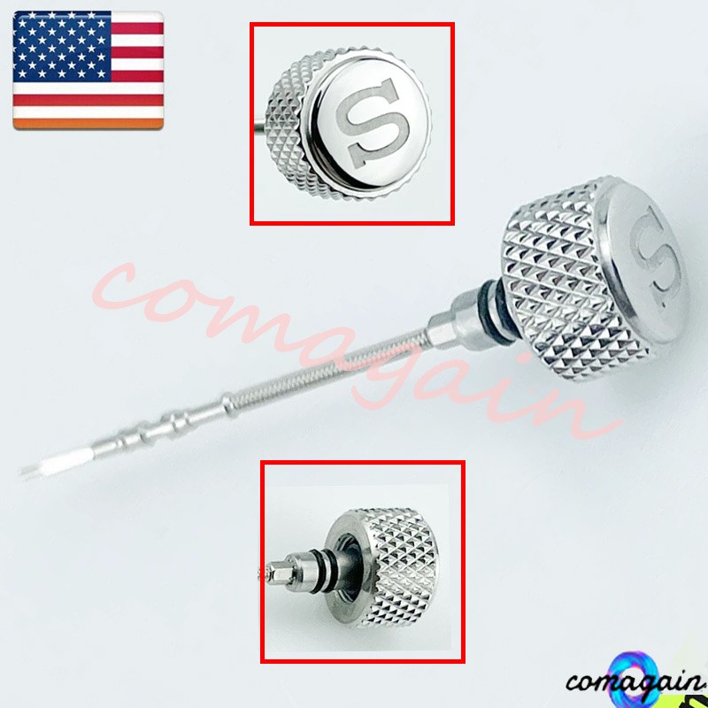 1x For 7S26 NH35 NH36 SKX007 Silver Knurled Crown Mod Parts Polished Finish