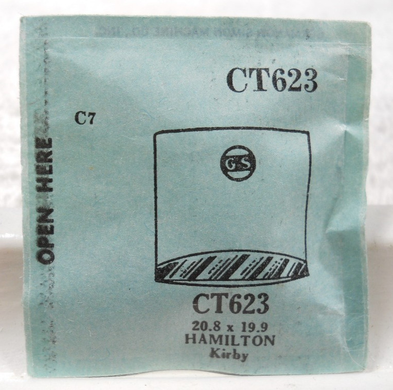 GS CT623 Watch Crystal For Hamilton Kirby – 20.8 x 19.9 mm Replacement / Repair