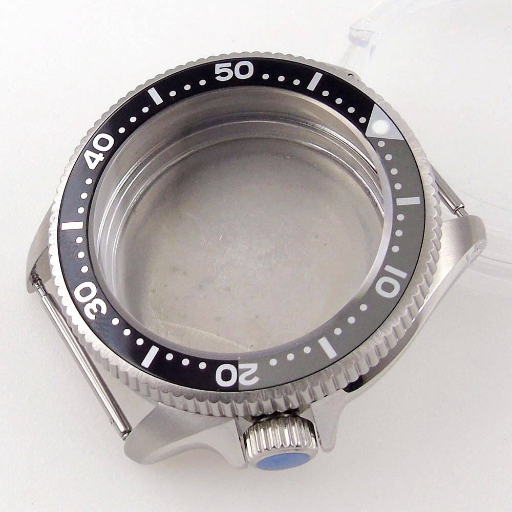 37mm Sapphire Glass Watch Case For NH35 NH36 ETA 2824 movement MOD SKX 013
