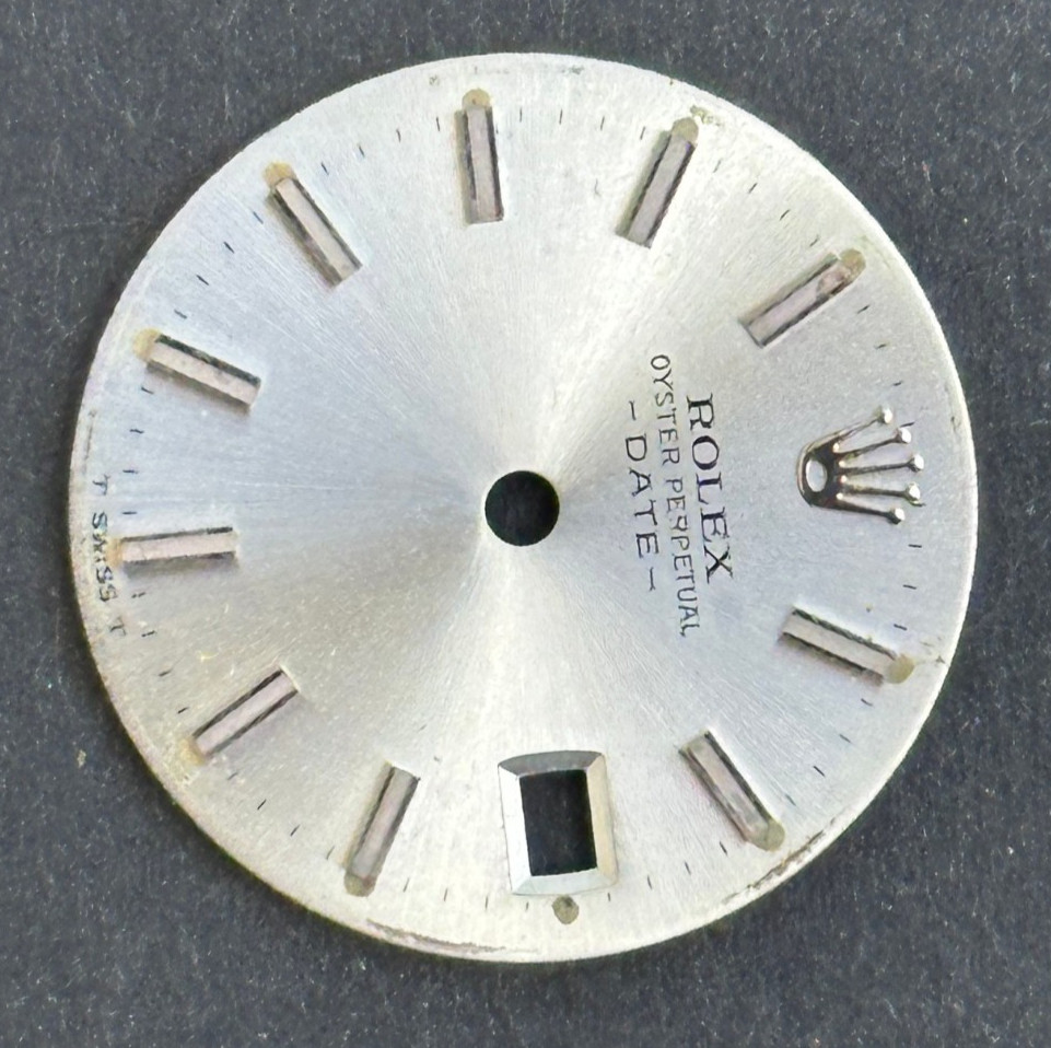 Vintage Rolex Oyster Perpertual Date Watch Dial For 26mm Case 6517 6519 6917