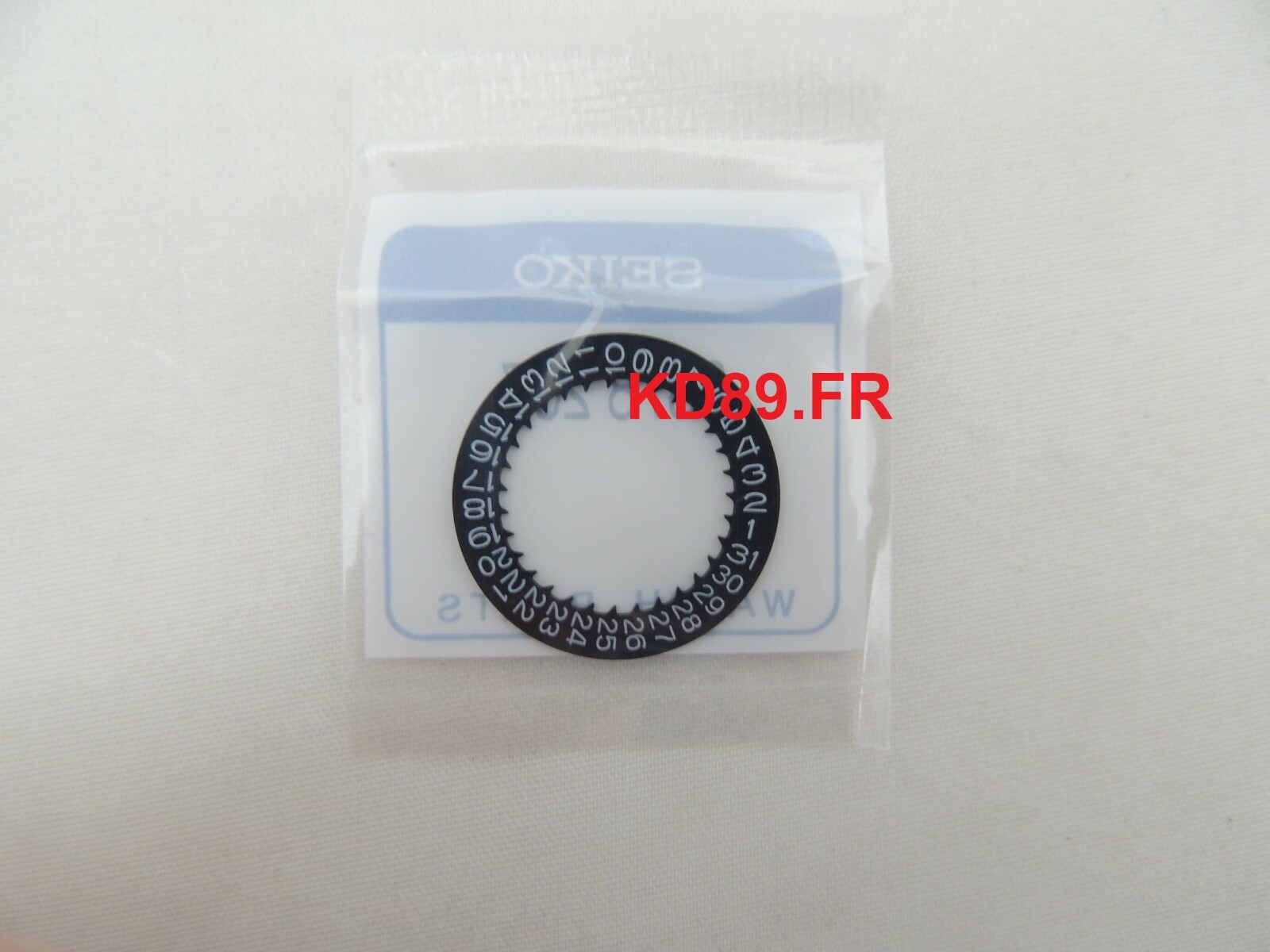 GENUINE SEIKO 4R36C 4R37C 7S26C 7S36C Date Wheel Disc Black 0878207 crown at 4 H