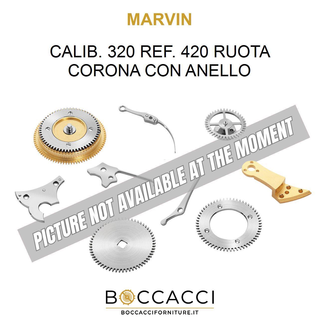 MARVIN Calib. 320 Ref. 420 Crown Wheel with Ring Calib: 320 (EXCELLENT CONDITION)