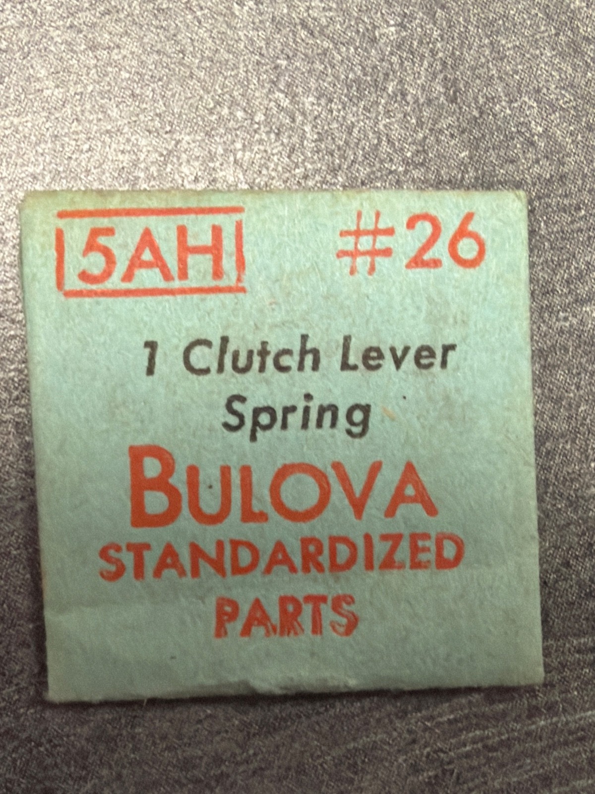 Bulova #26 Clutch Lever Spring NOS – Various Calibers – Factory Sealed