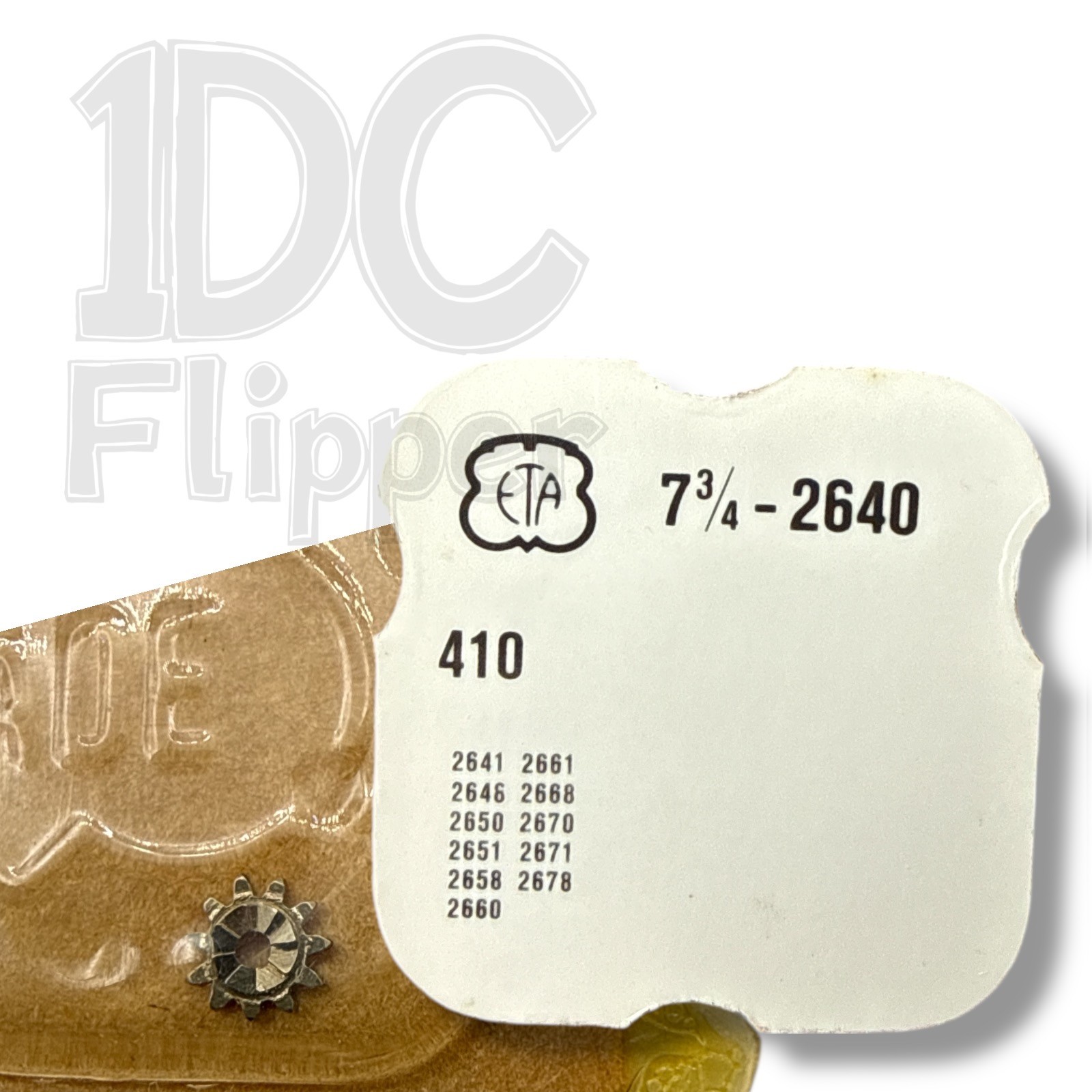 ETA 2640 WINDING PINION 410/1278 NOS Omega 720 Fits Multiple, Read List!