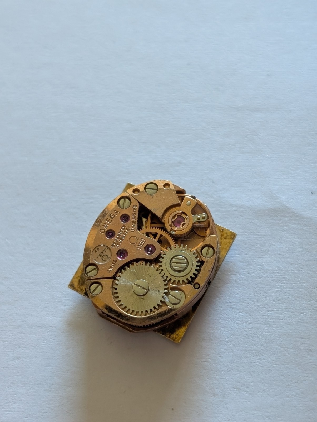 Vintage Omega 1100 Mechanical Watch Movement (Untested)