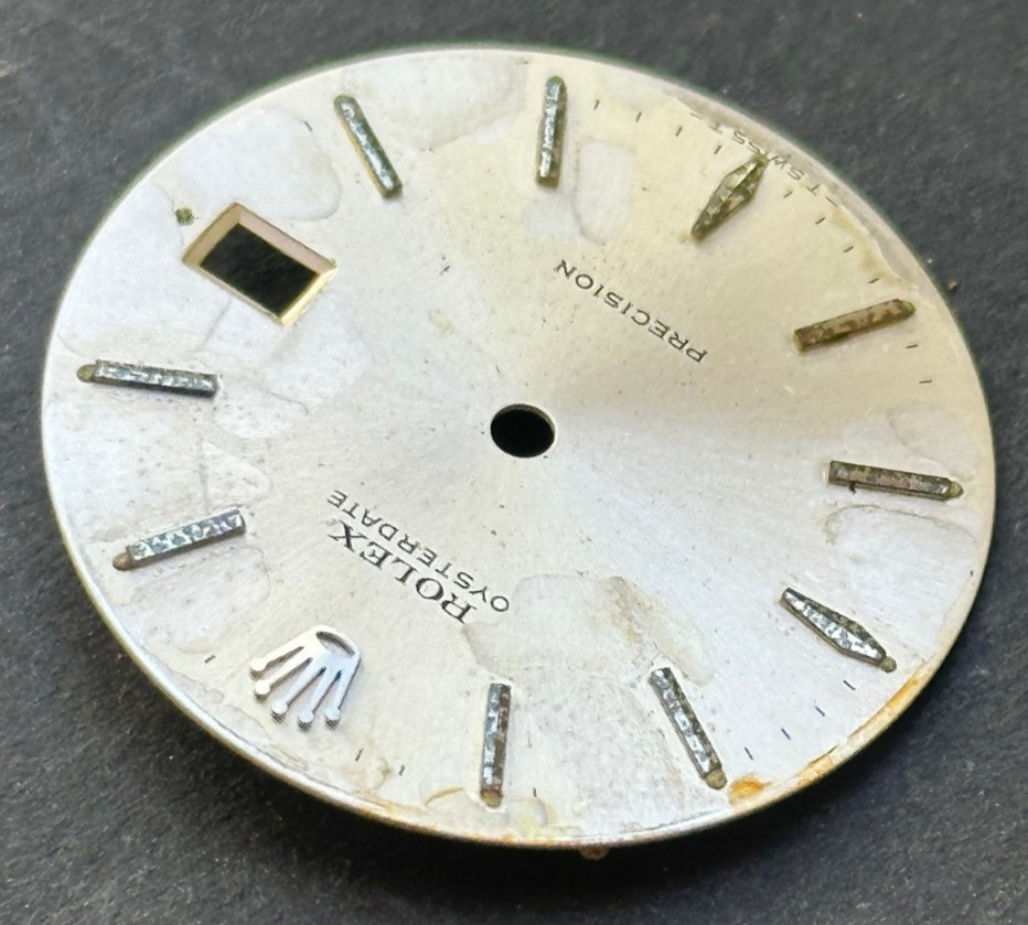 Vintage Rolex Oysterdate Precision Watch Dial For 6694