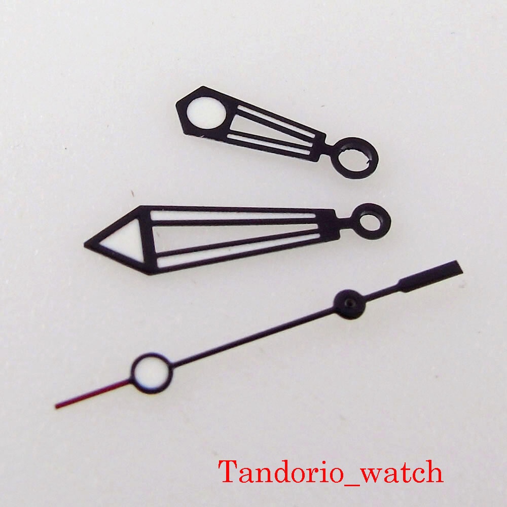 31mm Black Dial With Date Window Hand Luminous Marks For NH35 Automatic Movement