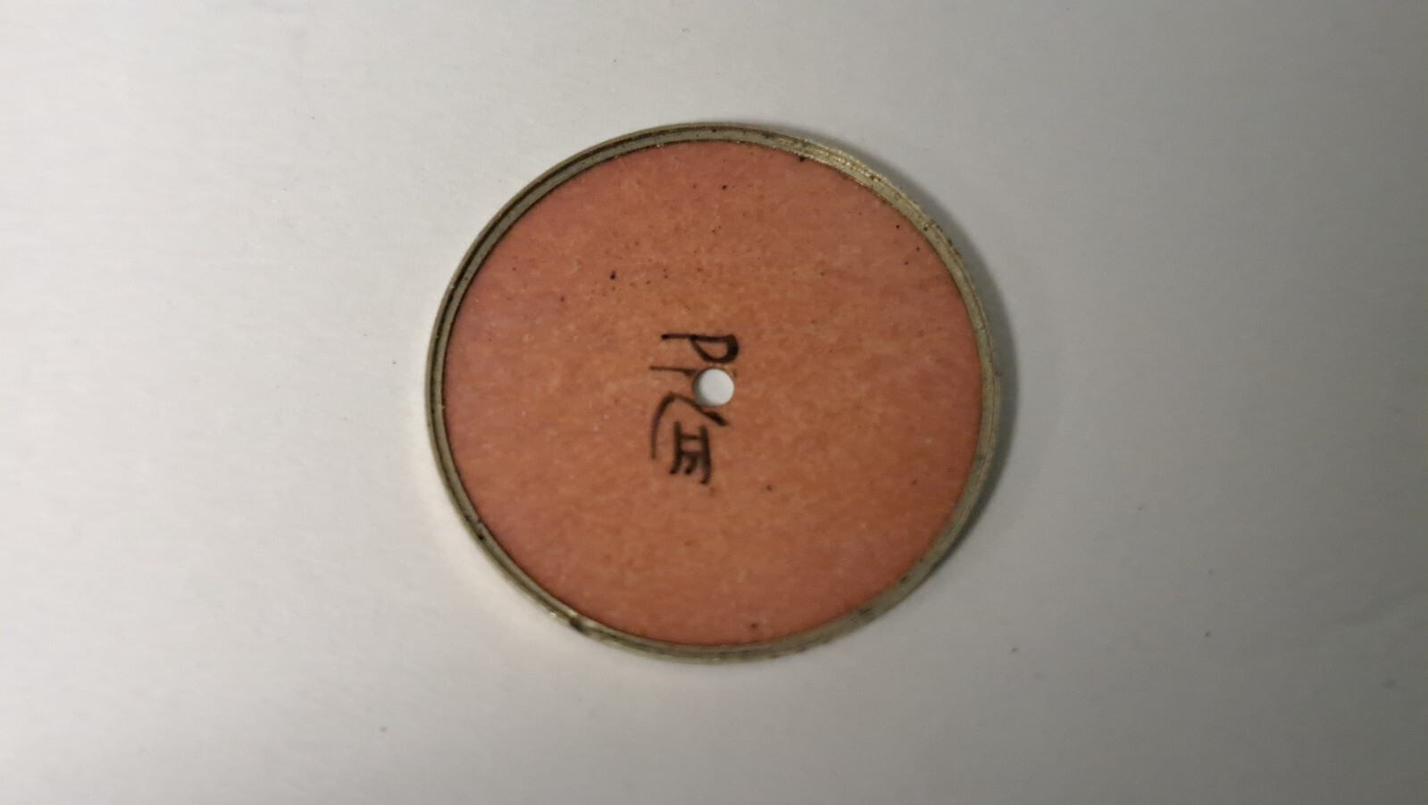 genuine Patek Phillipe DIAL pie pan white 21mm diameter arabic numbers vintage