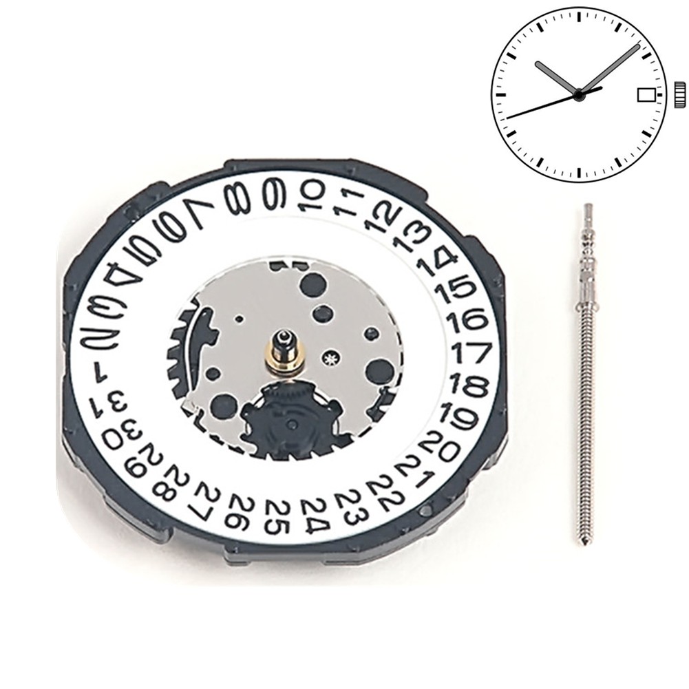 23.7mm 3 Hands Quartz Movement Watches Repair Parts for SEIKO CALIBER PC32A