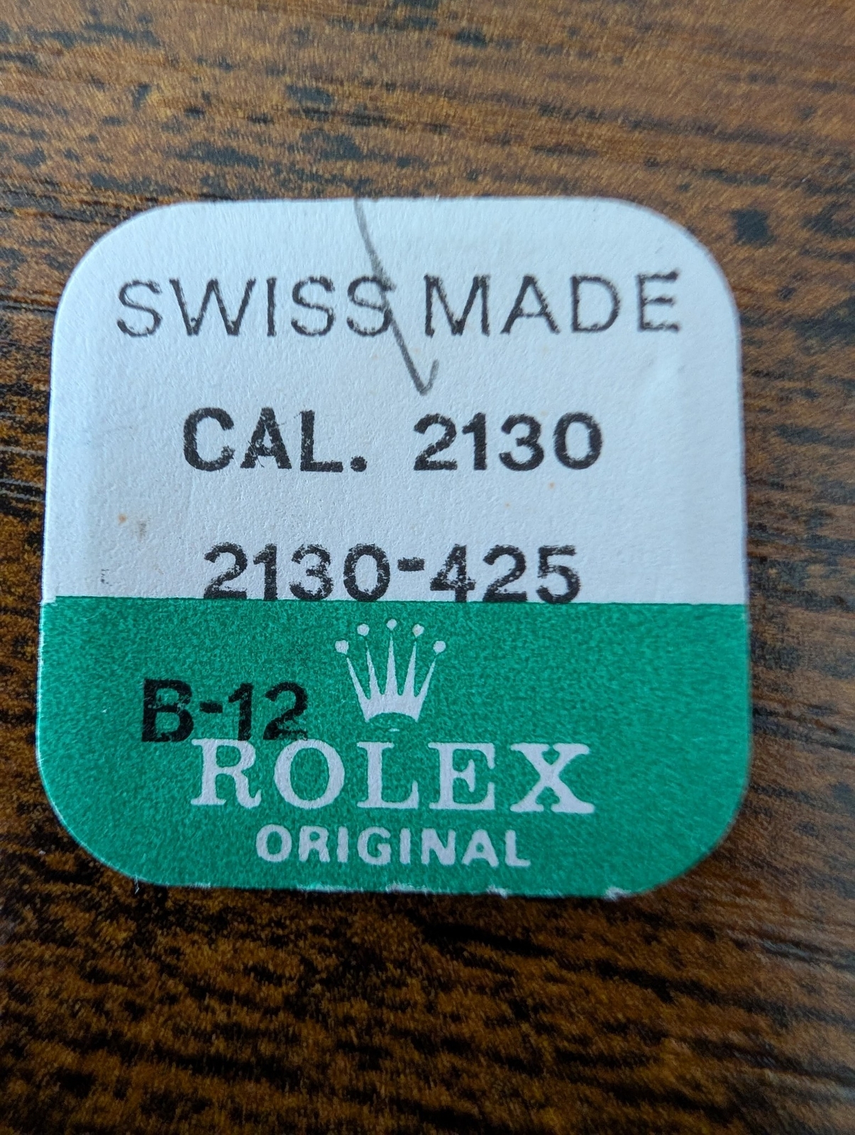 ROLEX-ROLLER-FACTORY SEALED-CAL 2130 PART 2130-425