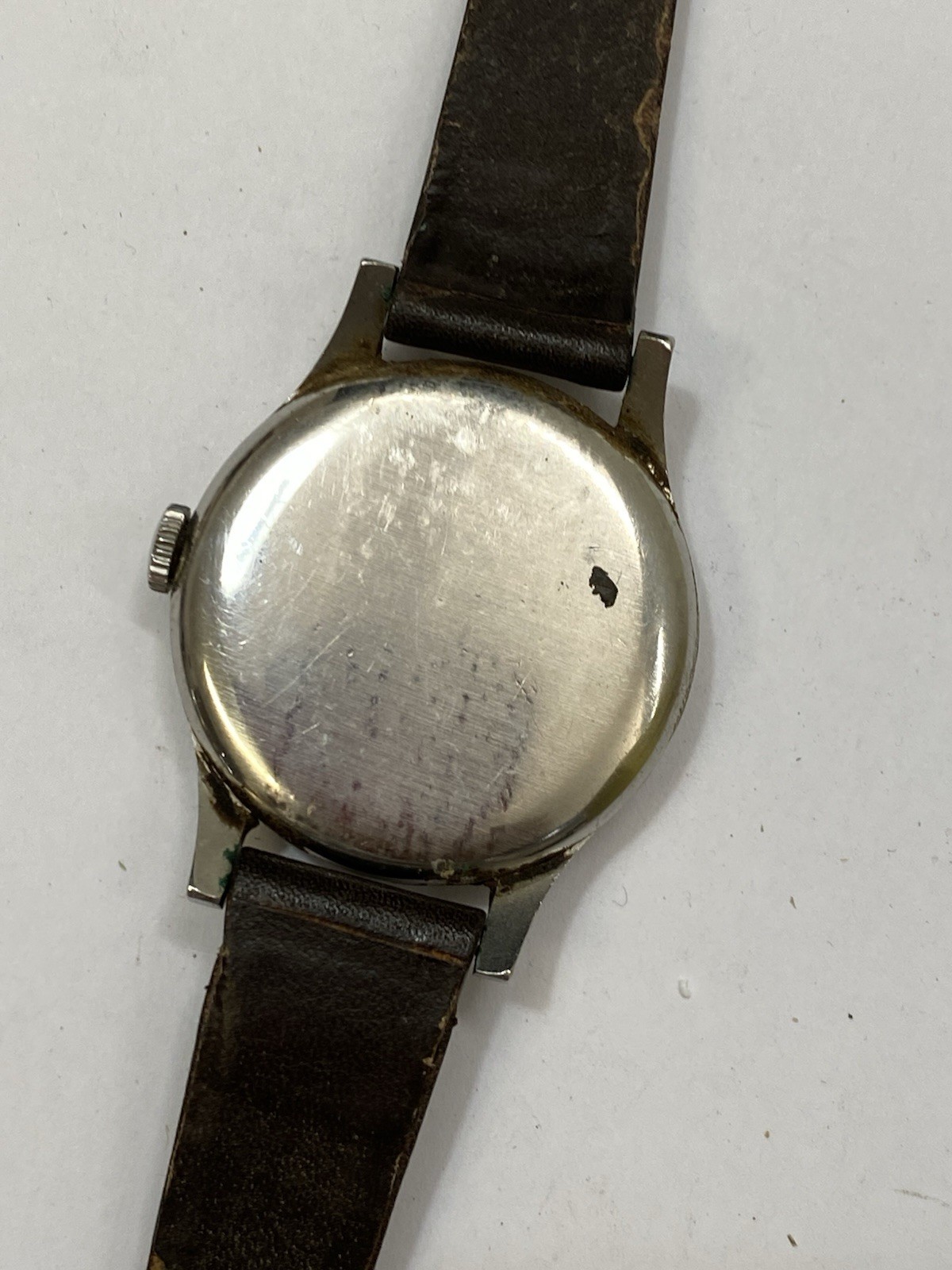 Longines Vintage Men’s Mechanical Steel Watch 1940s 50s Small Seconds 35mm