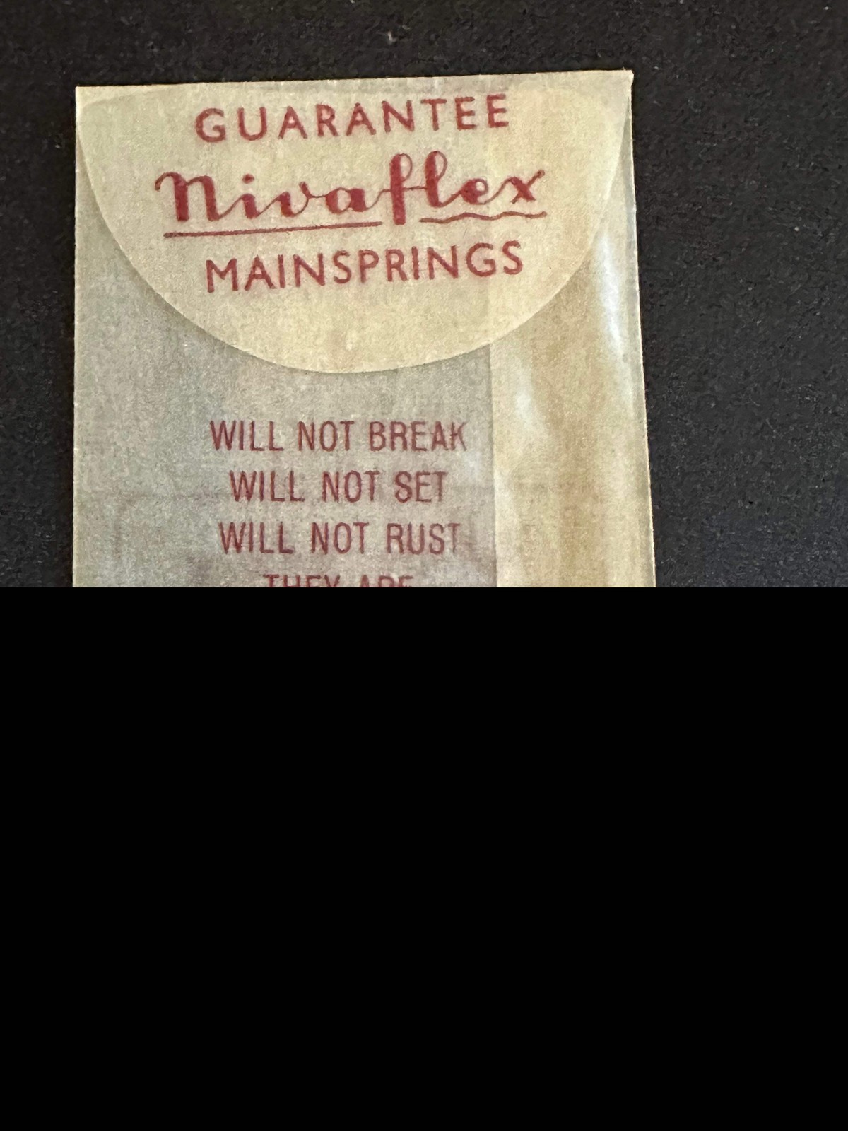 Nivaflex Unbreakable Mainspring N7182 for Mido 110, AS 933, 963 – Alloy