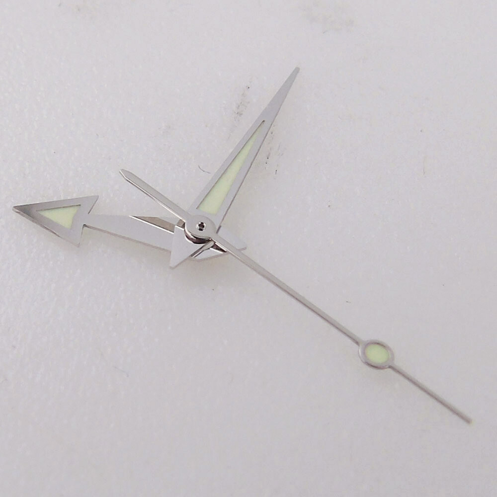 Black/Silver Arrow Hands For NH35A NH36A ETA2824 PT5000 Automatic Watch Parts
