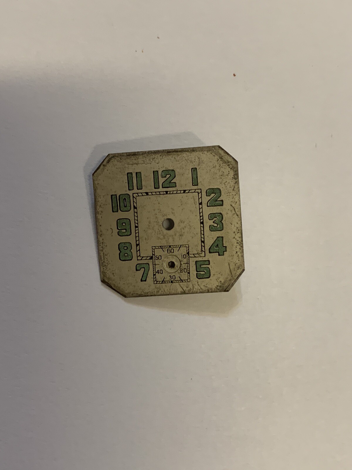 watch dial Full # 8/0 22.92 X 22.99MM Second Hand Dial At 6 (D1)