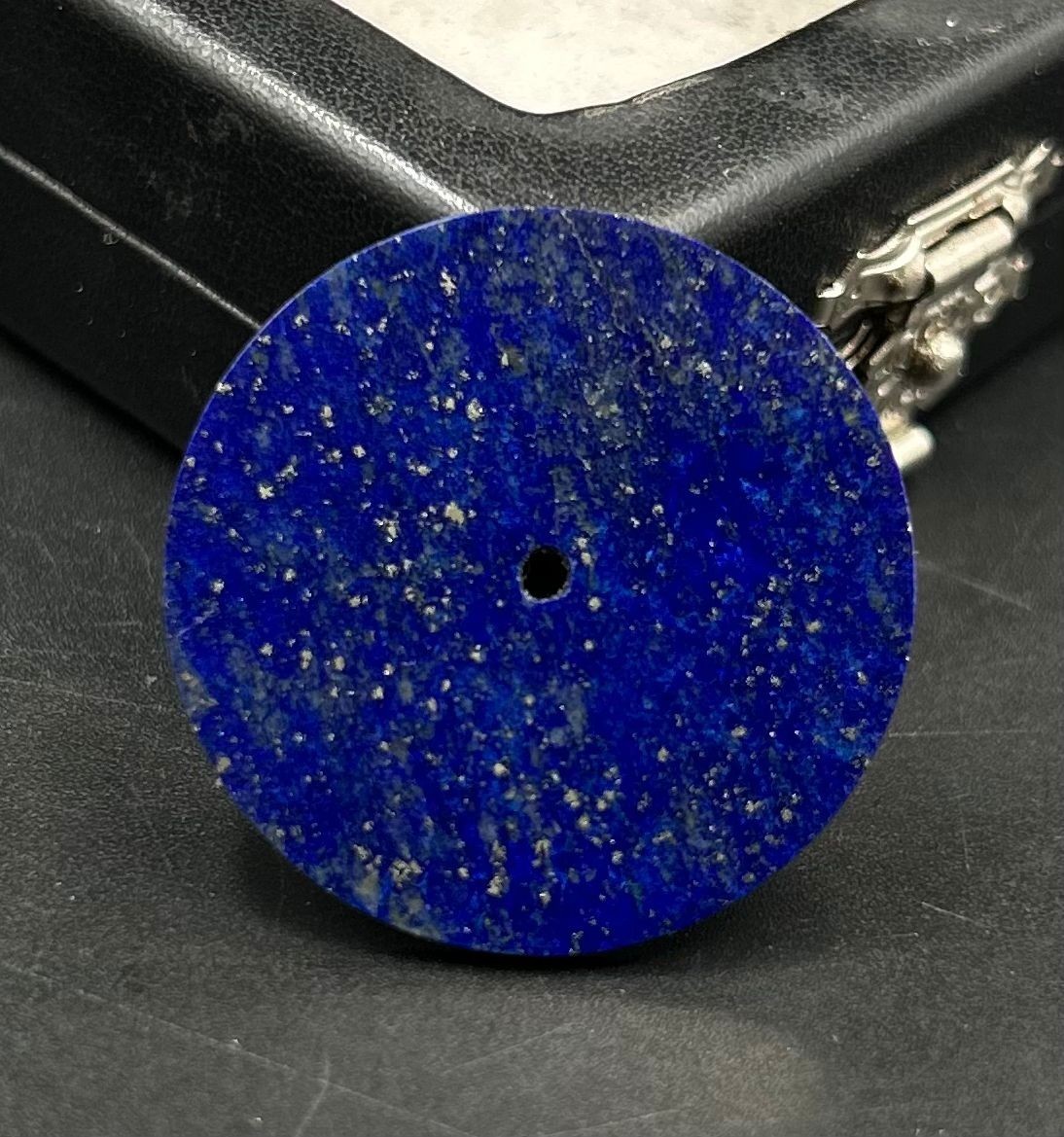 Blue Lapis lazuli Watch Dial 31.5 mm Gemstone Flat Disc GMC-644 watch face