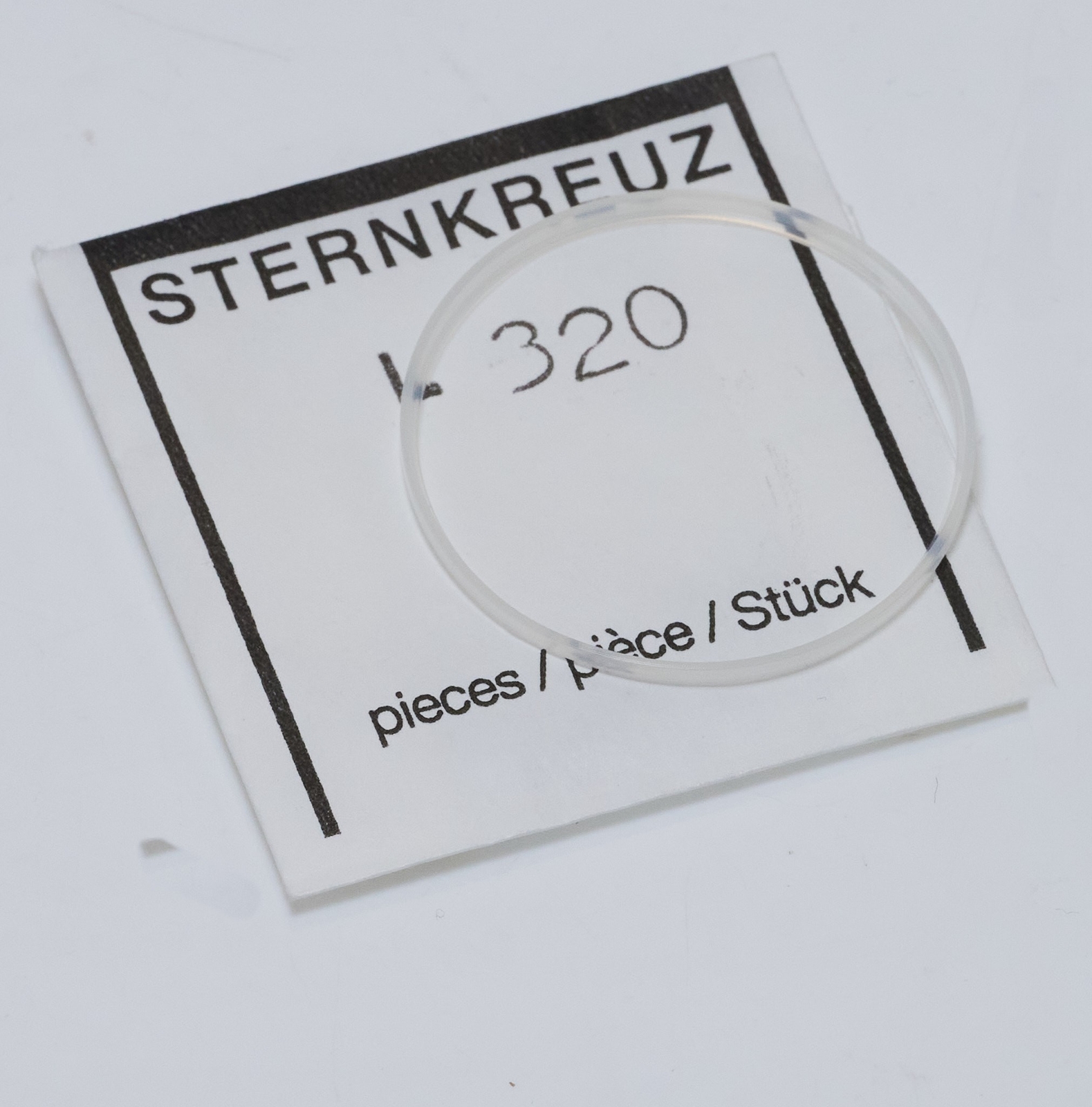 L Ring Watch Plastic Gasket For Mineral Crystals Sternkreuz 17.5mm – 36.5mm New
