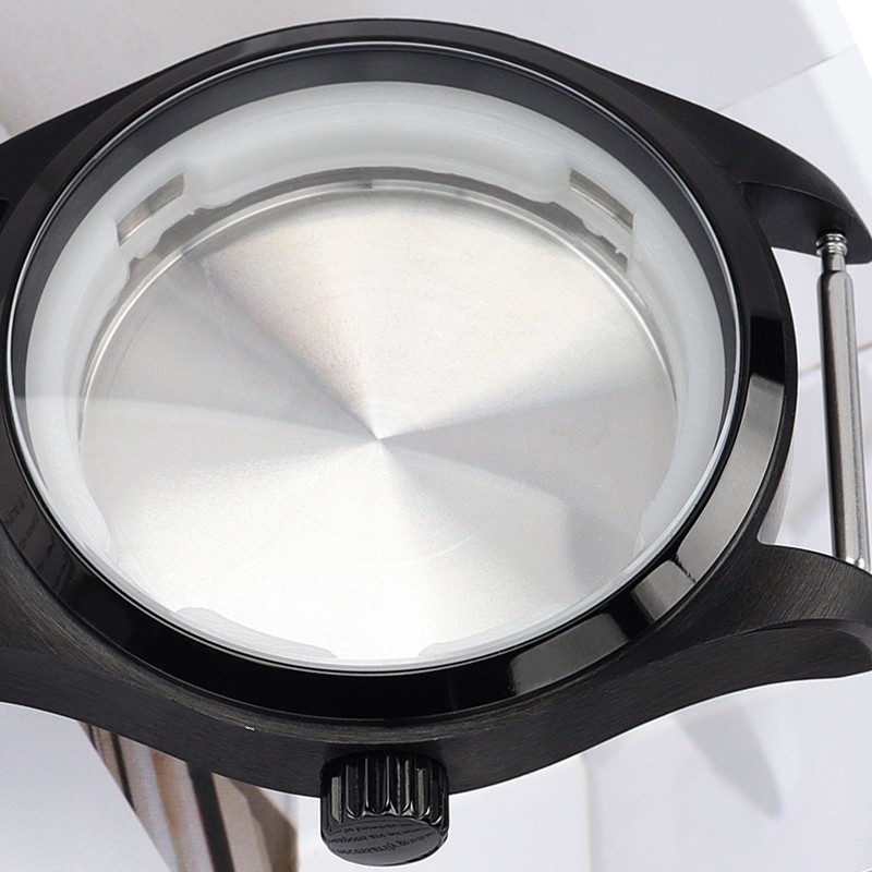 FEIYASHI 40mm 316L Steel Diver Watch Case Brushed PVD 10ATM For Seiko NH35 NH36