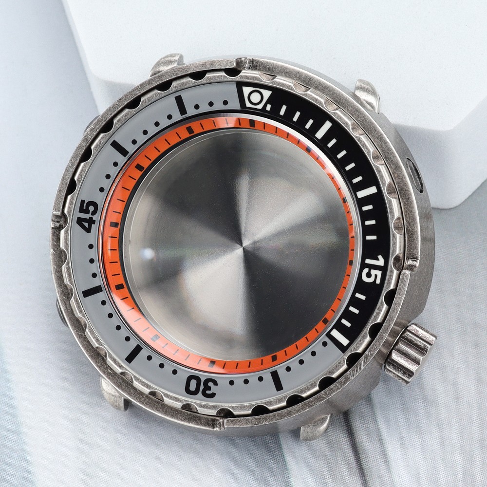 47mm STAINLESS Automatic Watch Case Tuna Sapphire 10ATM For Seiko NH35 Movement
