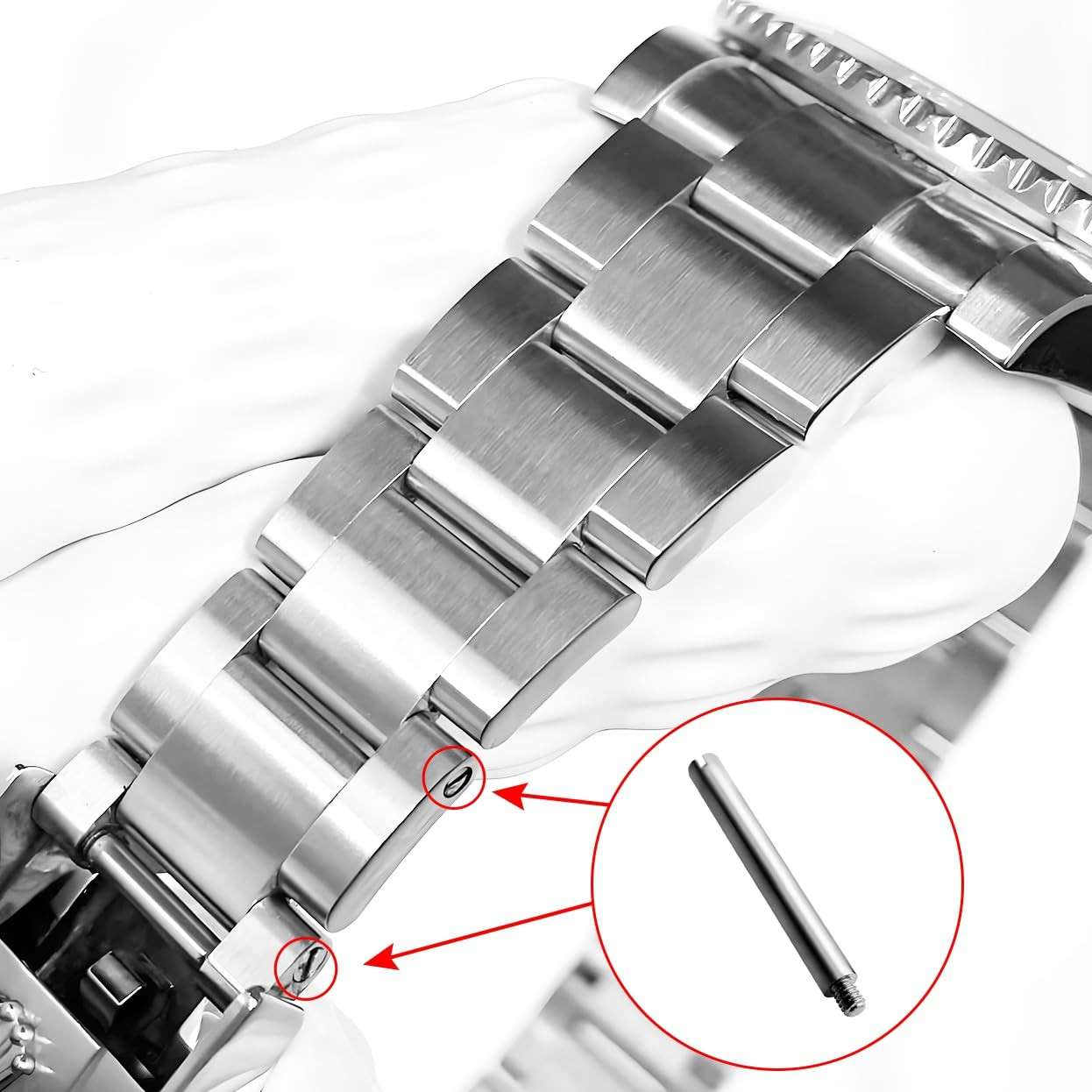 Screw Link Pin Replacement for Rolex Submariner Datejust Oyster Watch Connect…