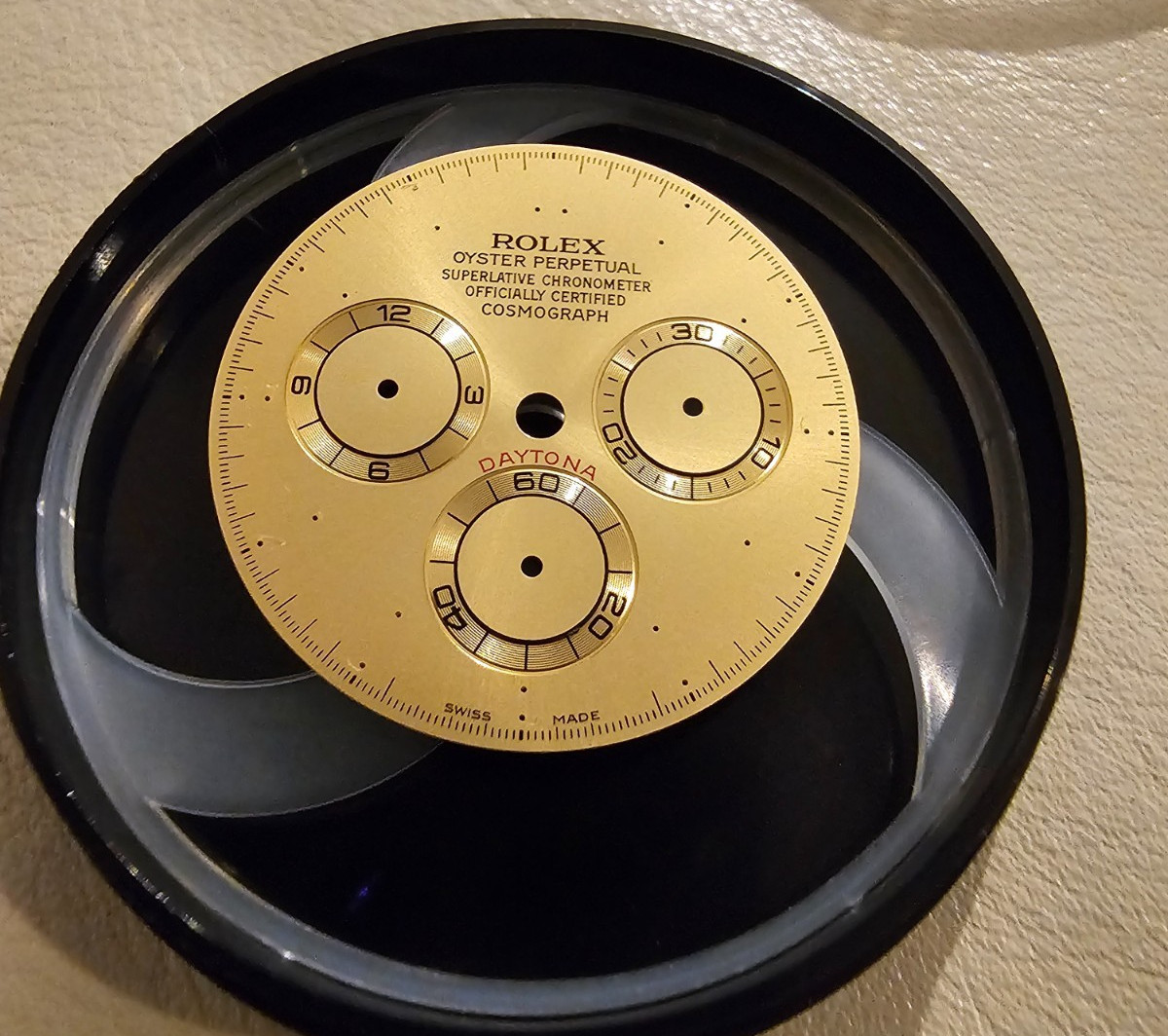 Genuine Rolex Daytona Champagne Dial Plate – Ref 116528/116503 – Code 3TL0254244